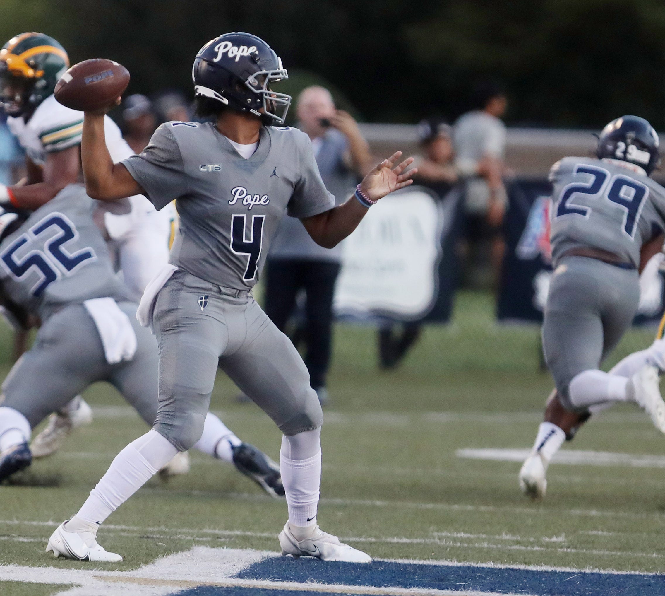 Tssaa Football: Kenny Minchey Leads Pope John Paul Ii Past Hillsboro