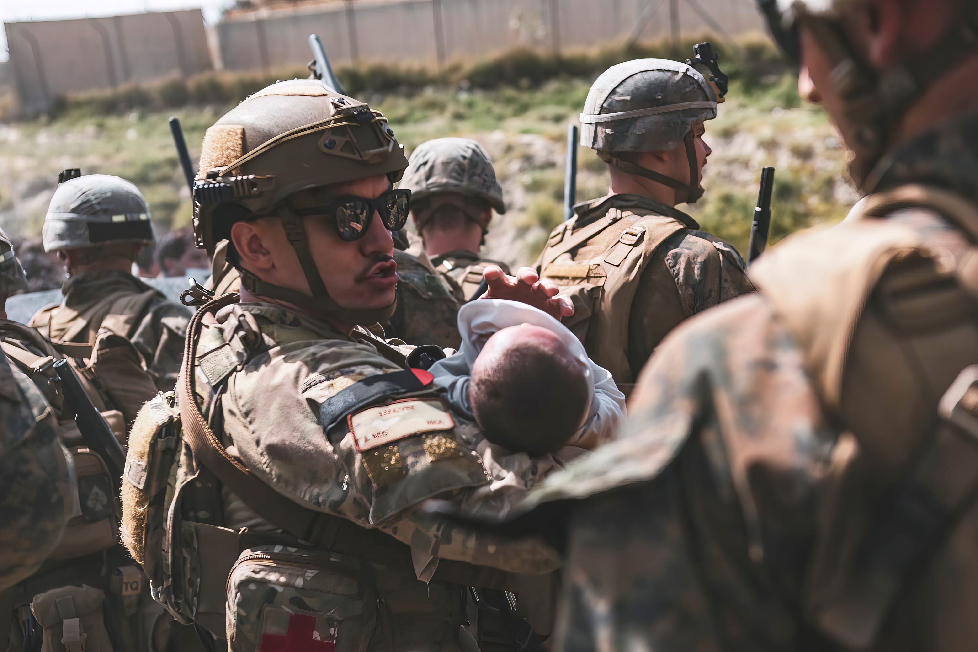 Marine Holding Baby In Afghanistan Sparked Outpouring; Family Reunited