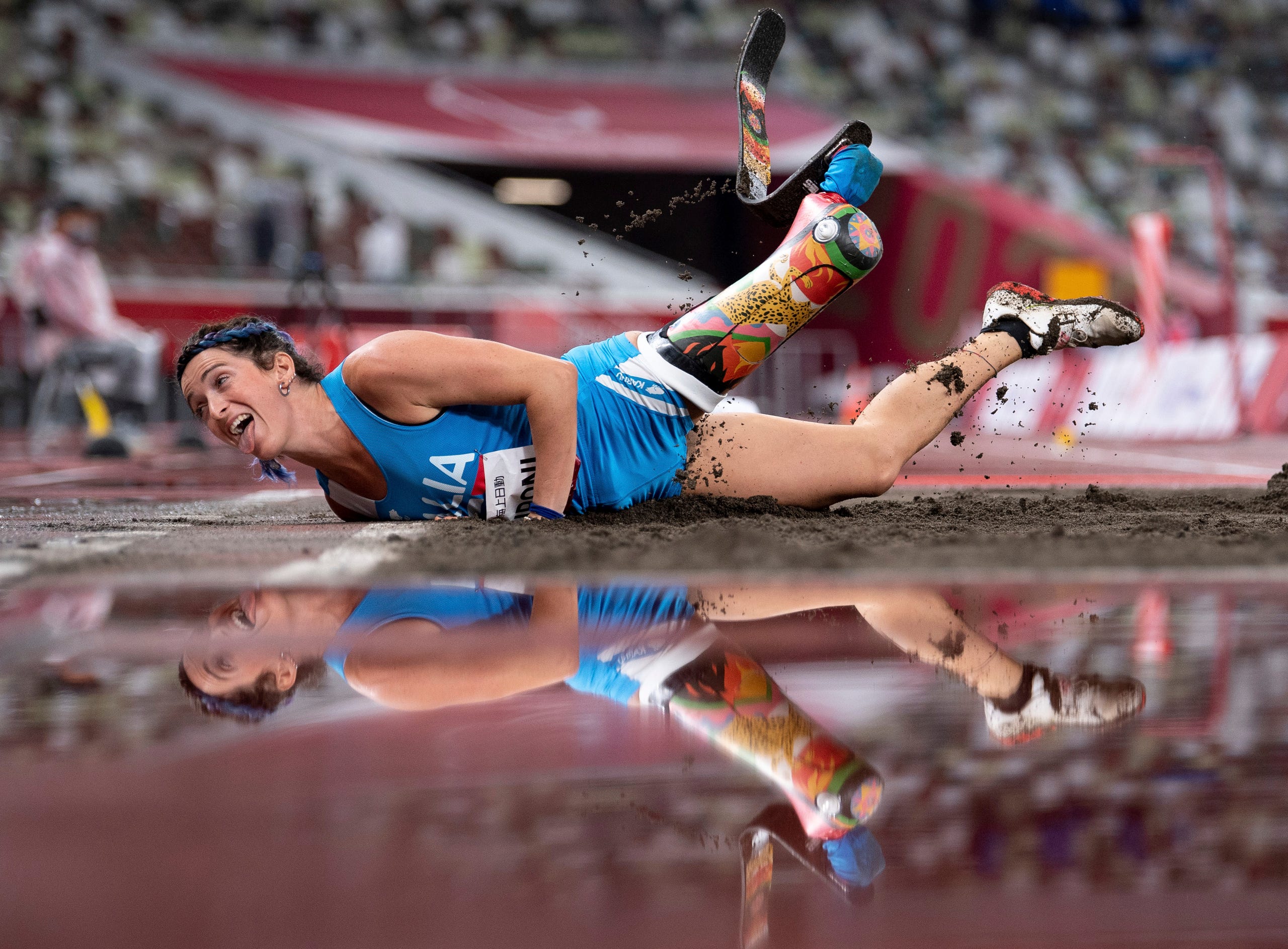 Sept. 2: Martina Caironi ITA competes in the Women's Long Jump - T42 Athletics Final at the Olympic Stadium during the Tokyo 2020 Paralympic Games.