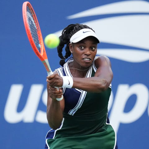 Sloane Stephens advanced to the third round of the