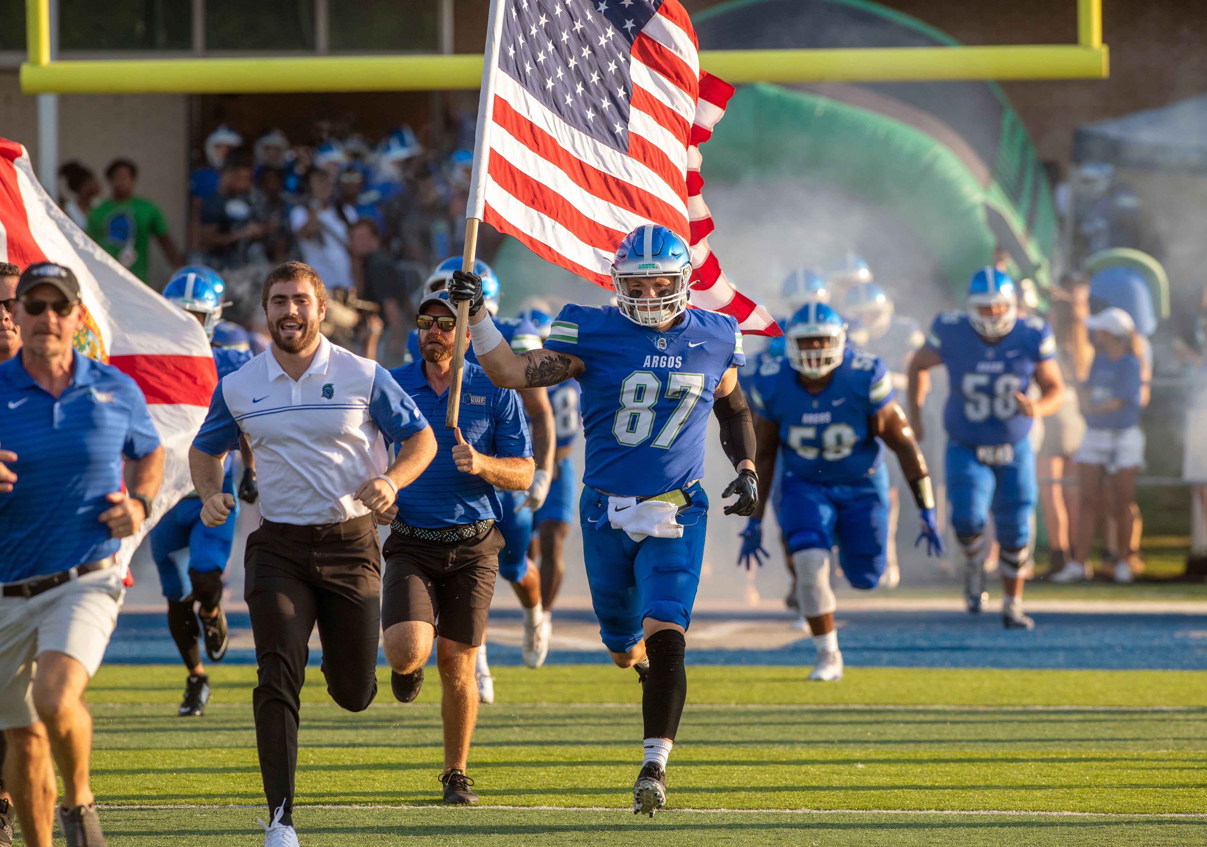 UWF Argos Play Homecoming Game Versus West Georgia Wolves