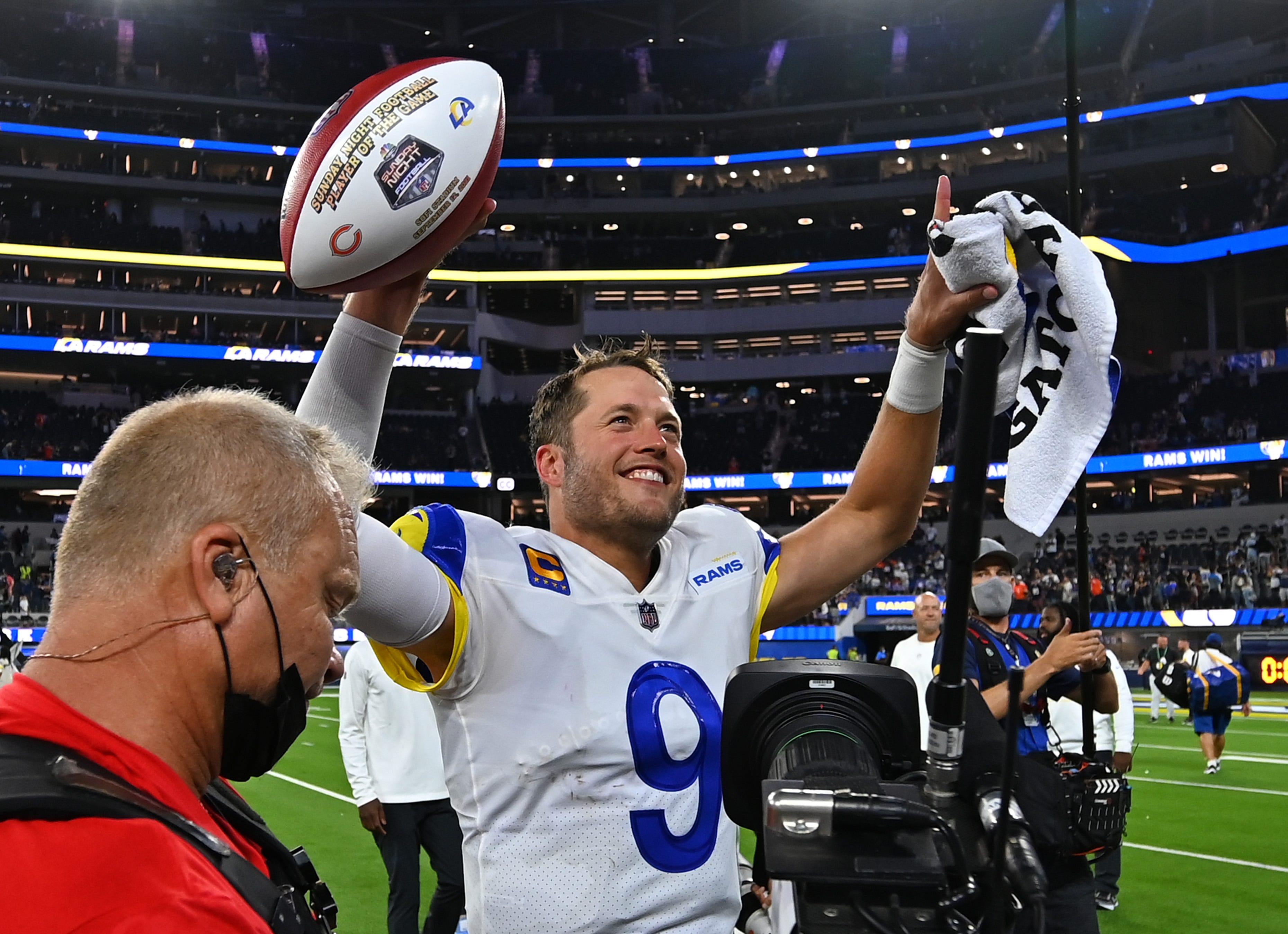 Former Detroit Lions QB Stafford leads Rams past Chicago Bears