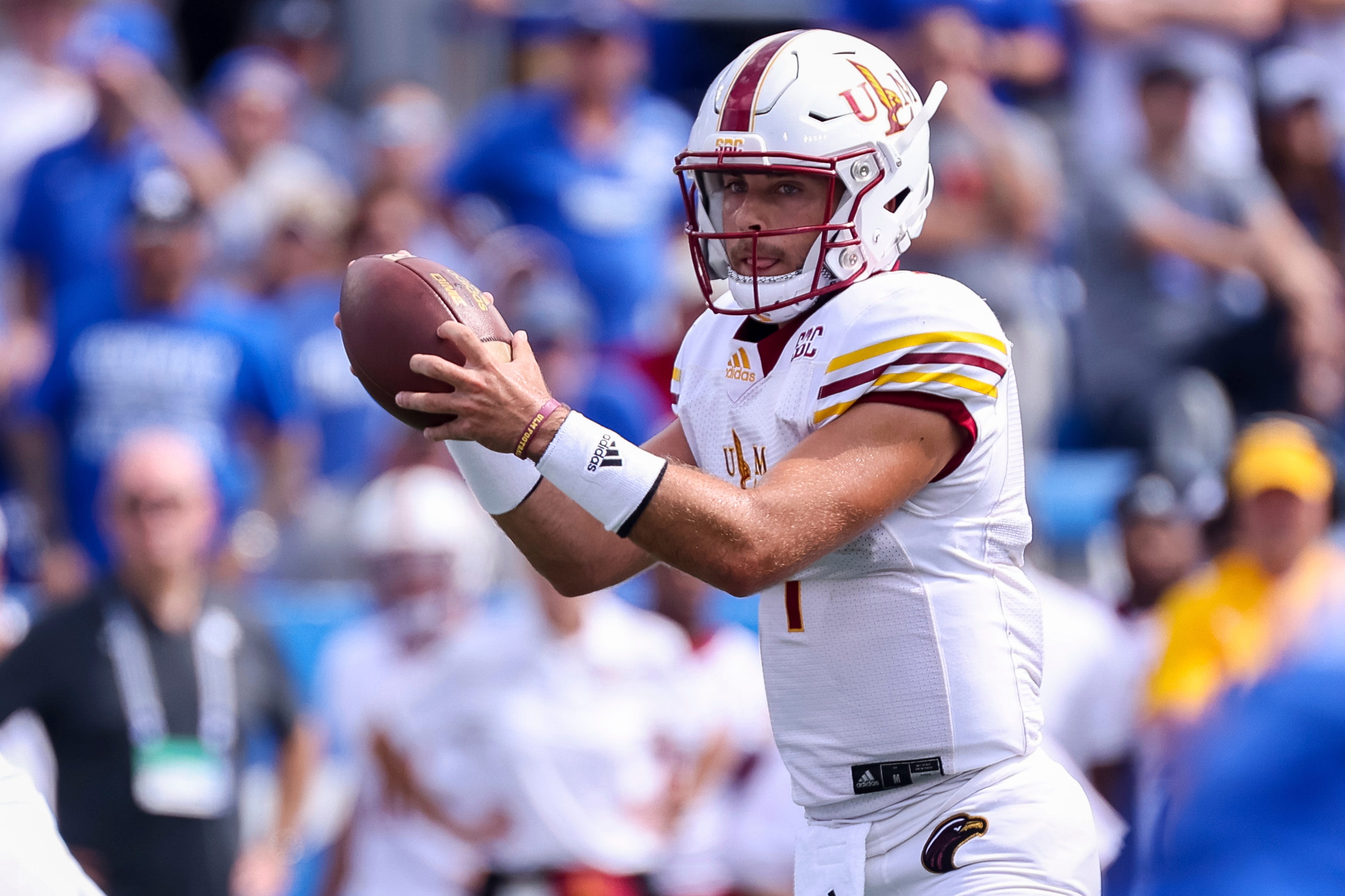 ulm-football-continues-misery-against-arkansas-state-with-12th-straight