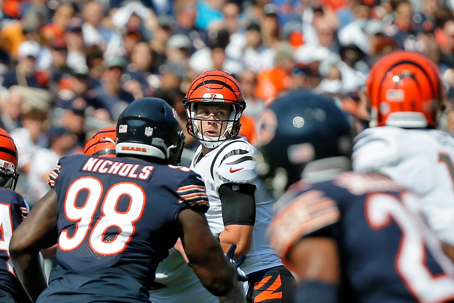 Joe Burrow Throws 3 Consecutive Interceptions As Bengals Fall To Bears