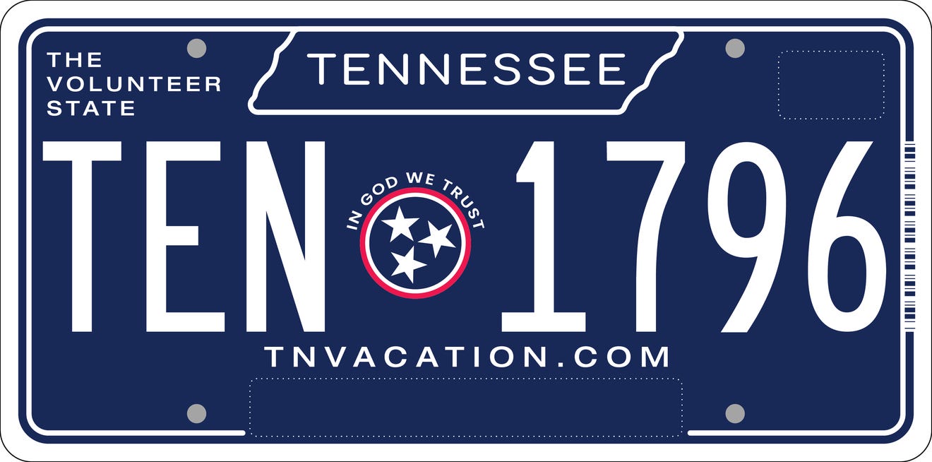 B74e97ad 7810 4593 8002 5cfa7a990d61 TNLicense Plates Final NO DECAL Blue Tristar ?width=1320&height=654&fit=crop&format=pjpg&auto=webp