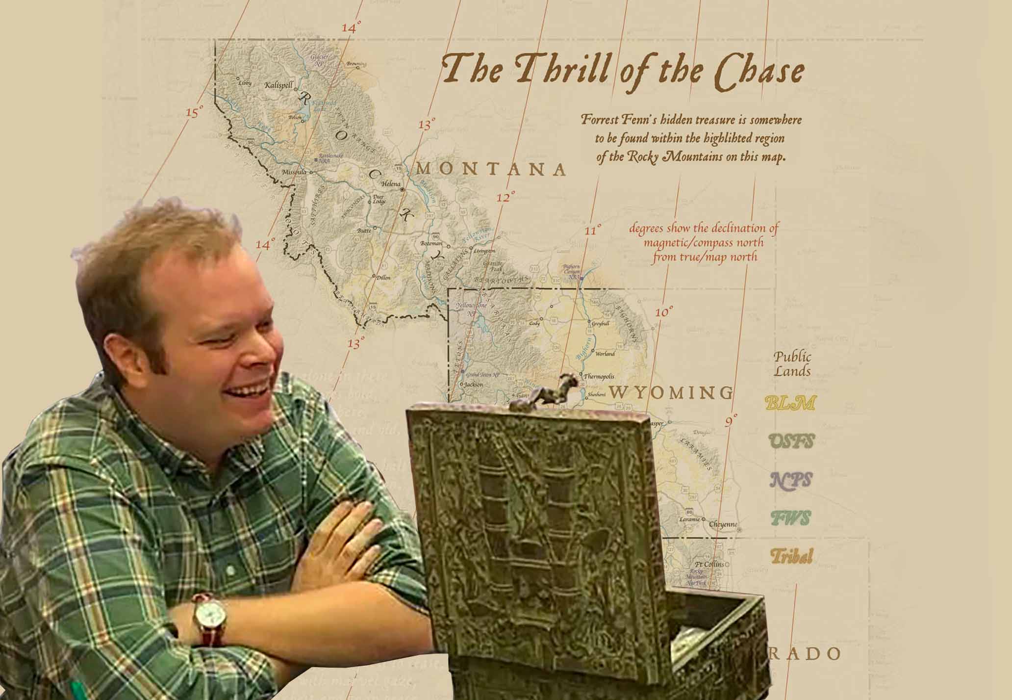 the thrill of the chase map and poem