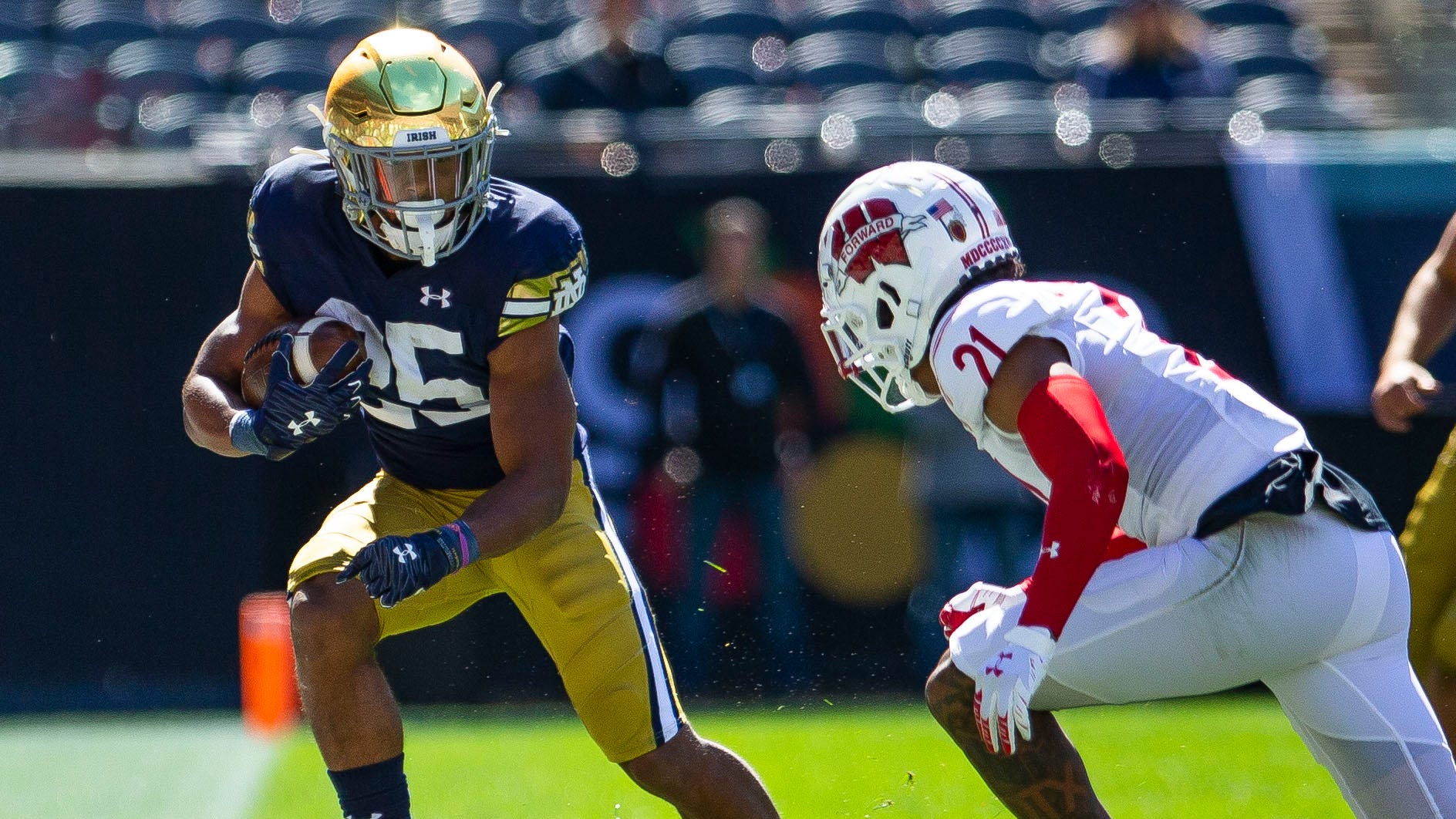 Notre Dame running back/returner Chris Tyree healthy to play vs. UNC