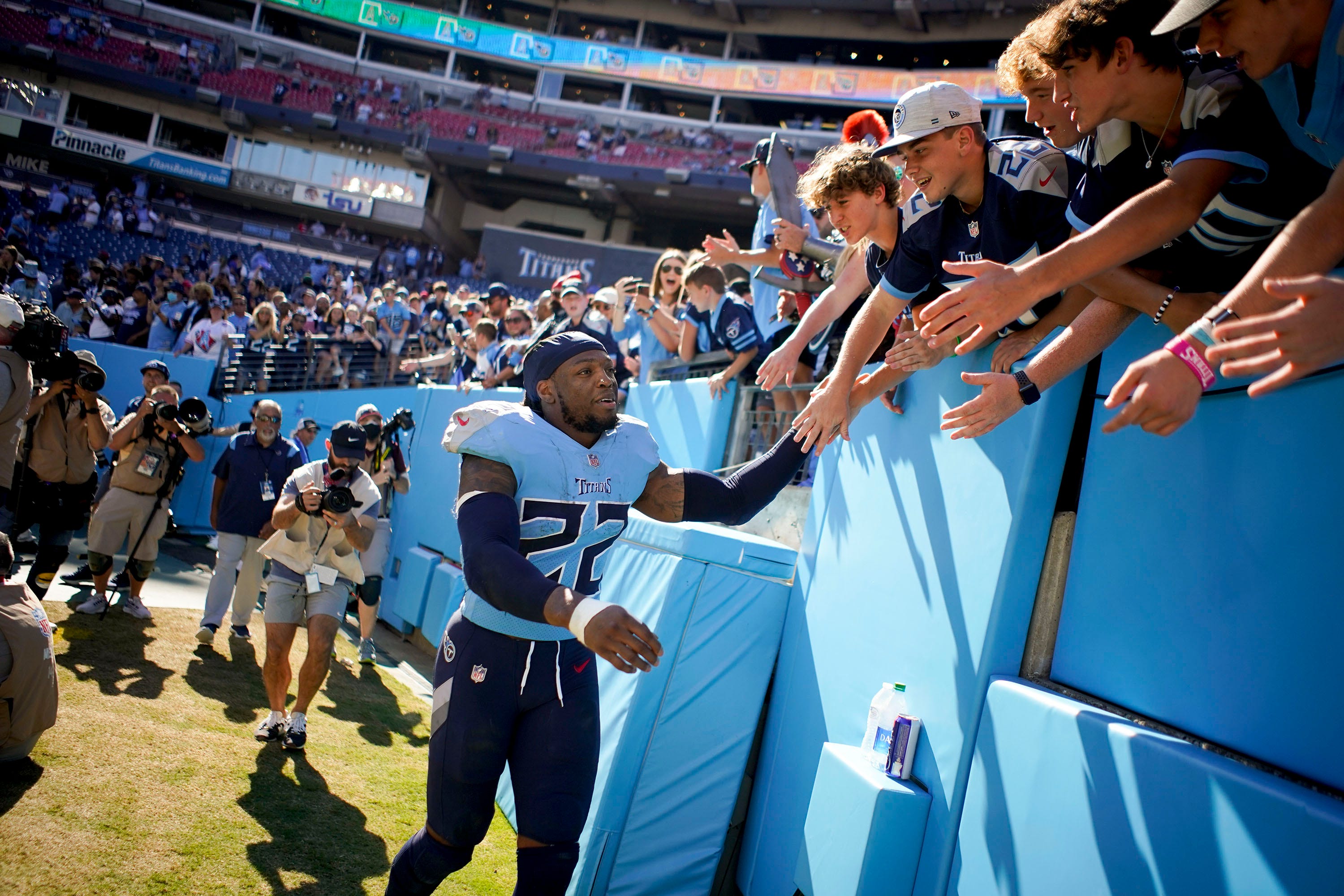 Tennessee Titans' running back depth chart after Derrick Henry injury