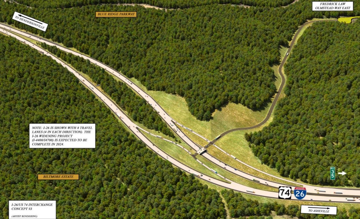 NC DOT Chooses Option For New $32M I-26 Interchange