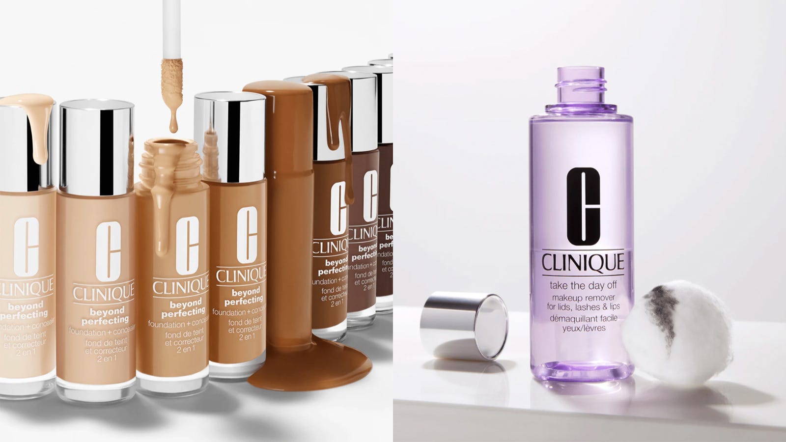 Clinique skincare makeup products