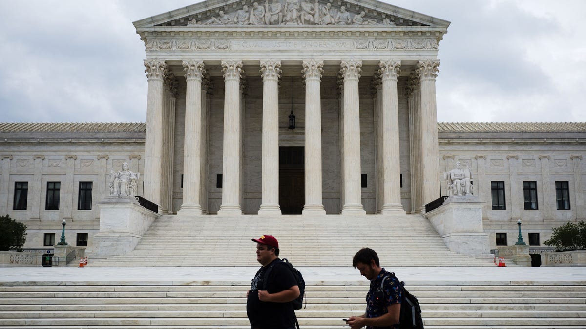 The US Supreme Court is seen in Washington, D.C. on September 1, 2021.