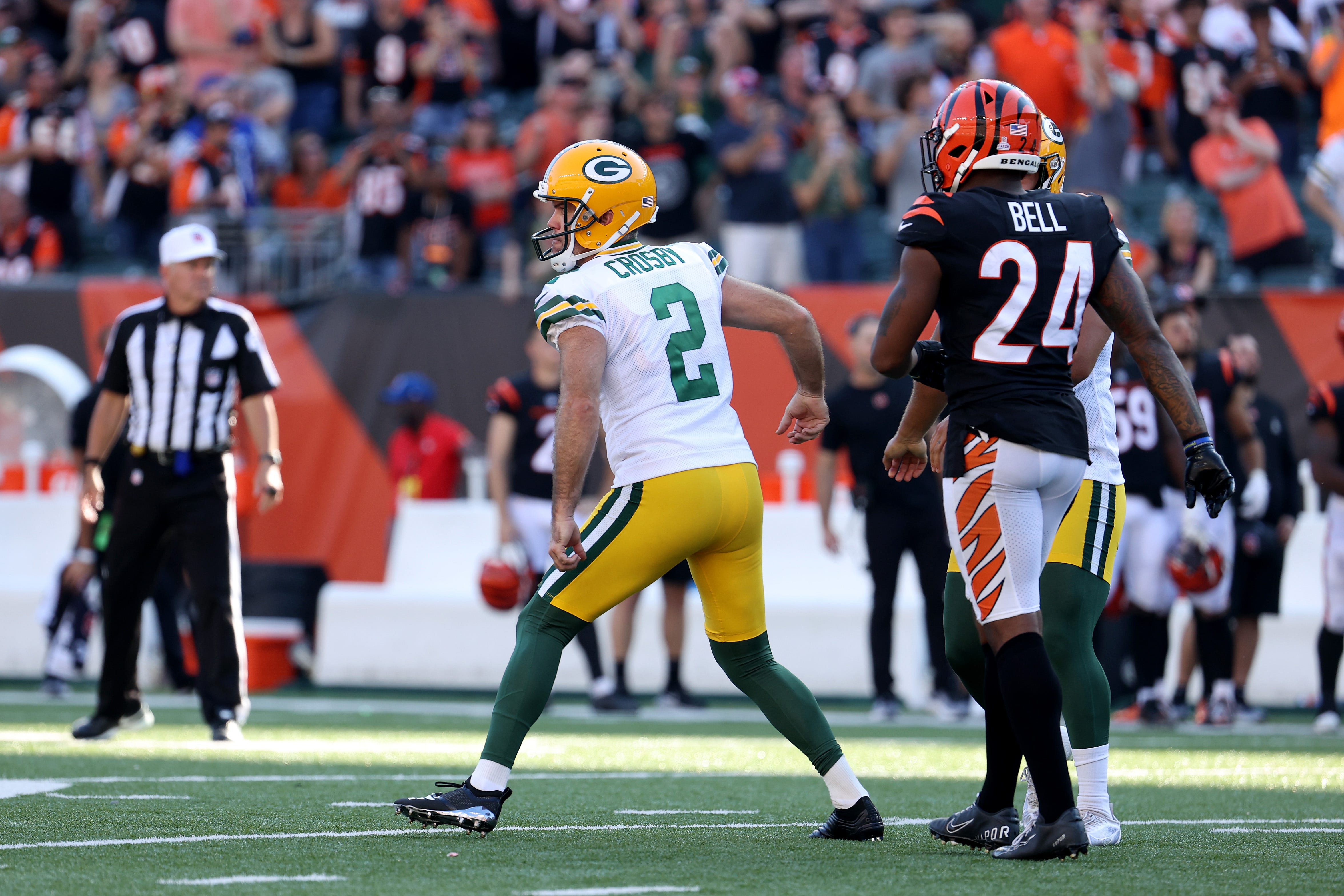 Packers Get 25-22 Win Vs Bengals On Mason Crosby's Overtime Field Goal