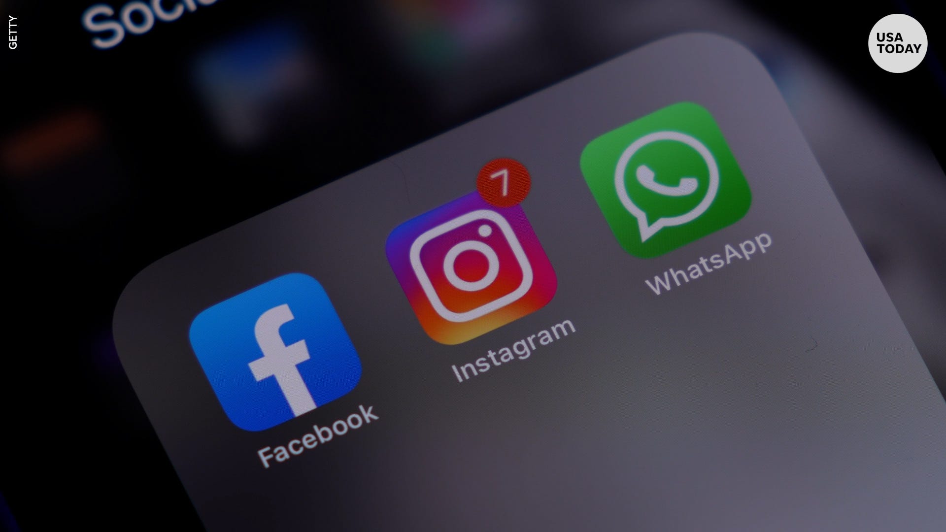 Facebook e Instagram se están rompiendo para algunos.  Messenger, WhatsApp también