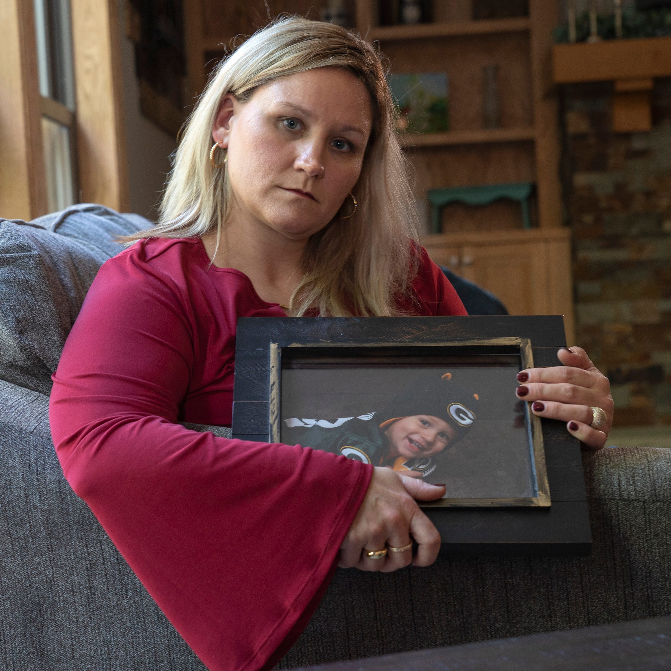 Janet McGee of Eagan, Minn., whose son Teddy was killed in 2016 when an Ikea dresser fell on him, is an advocate for furniture safety, connecting parents to resources. The dresser that fell on her son was recalled, but Facebook marketplace allows them to be sold, along with many other recalled items.