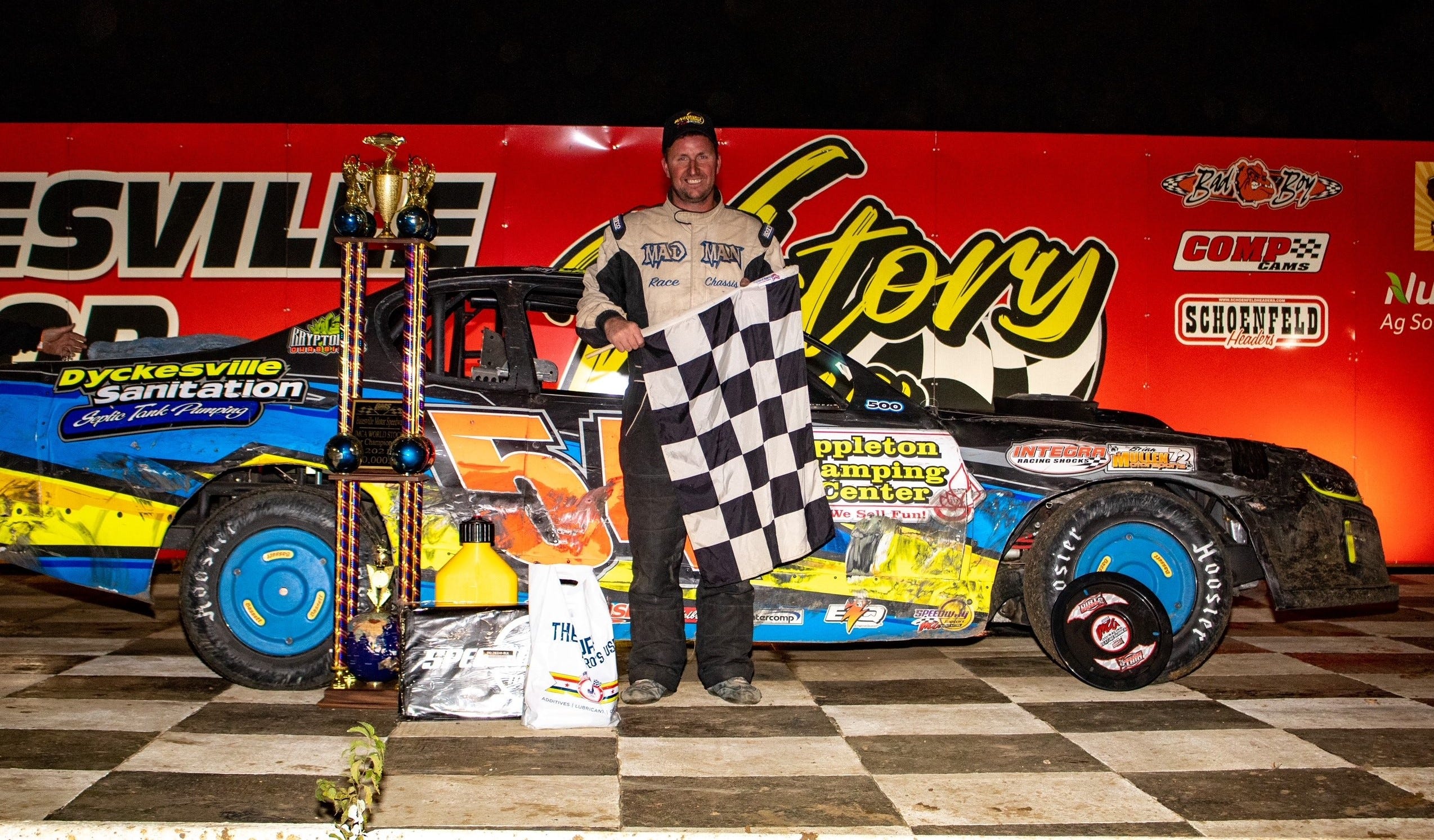 Kewaunee County Dirt Track Racer Lacrosse Nets 50 000 Win