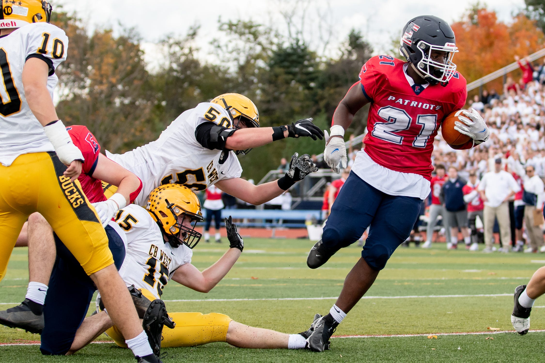 District One Football: CB West Upends Arch-rival CB East, 35-15