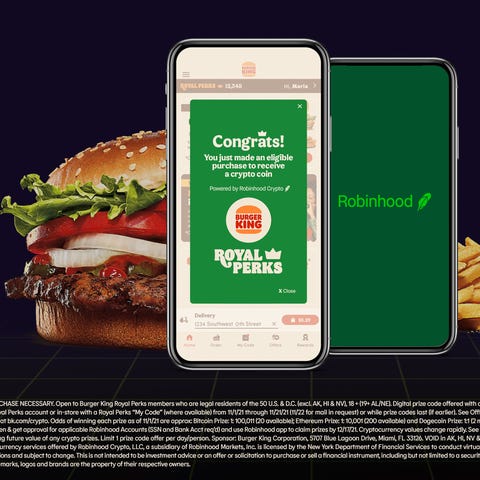 Burger King has partnered with Robinhood on an off