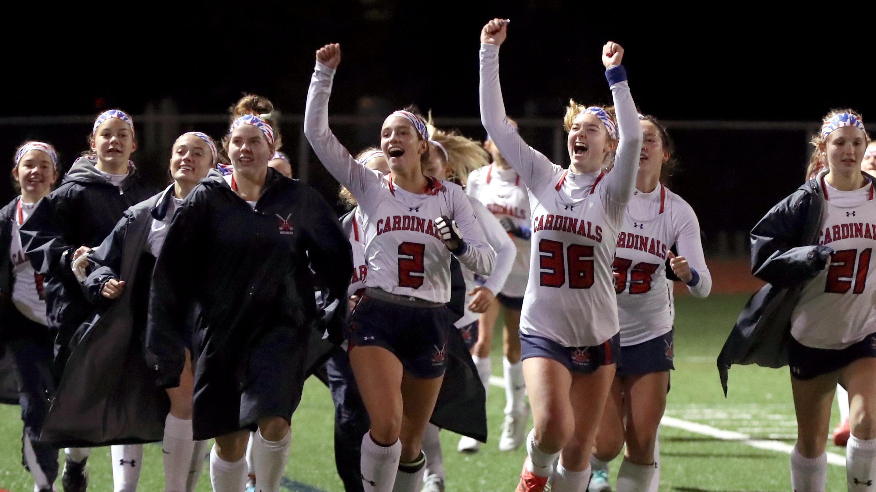 Ohio high school field hockey Who won in the state semifinals?