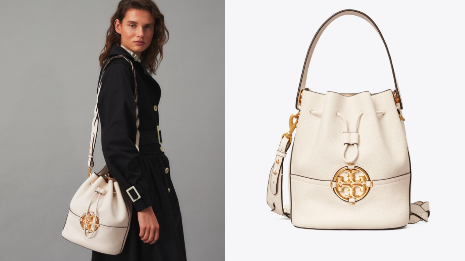 tory burch miller metal saddle bolsa