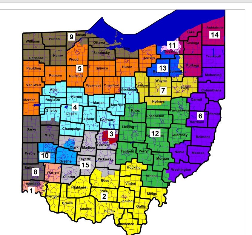Eric group sues over Ohio map