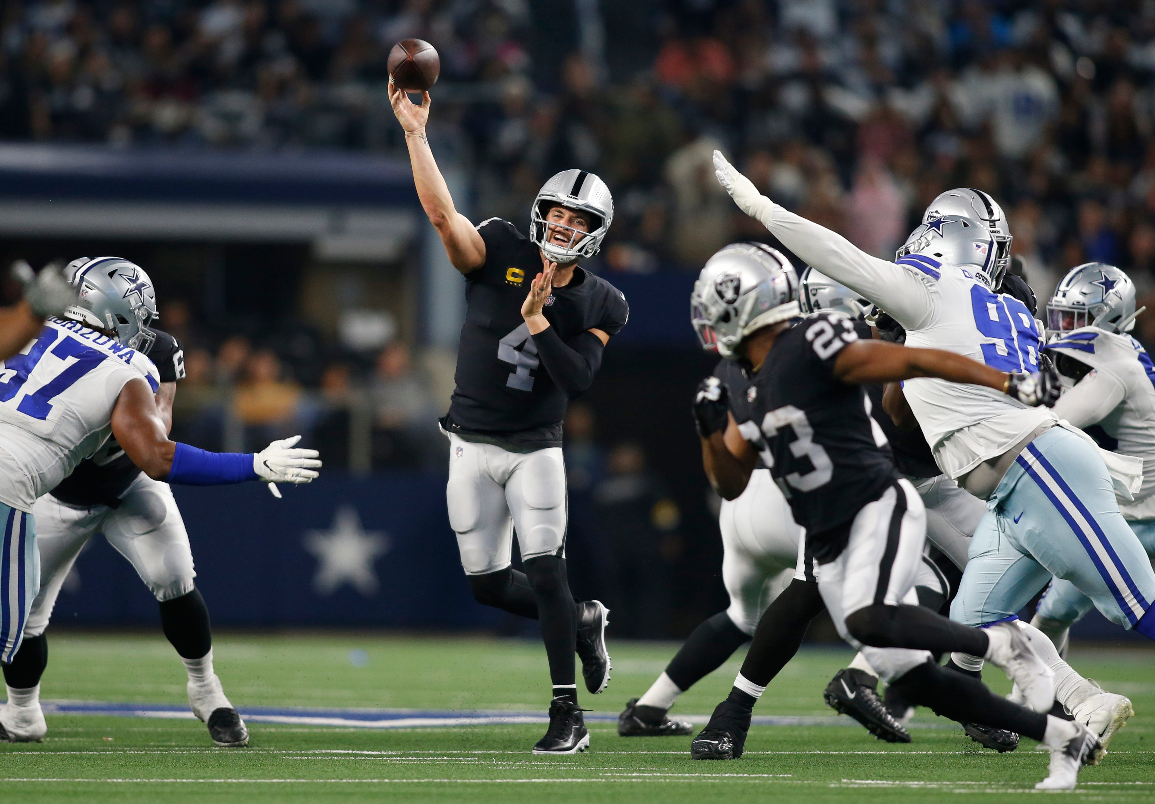 RaidersCowboys overtime thriller is highestrated NFL game of season