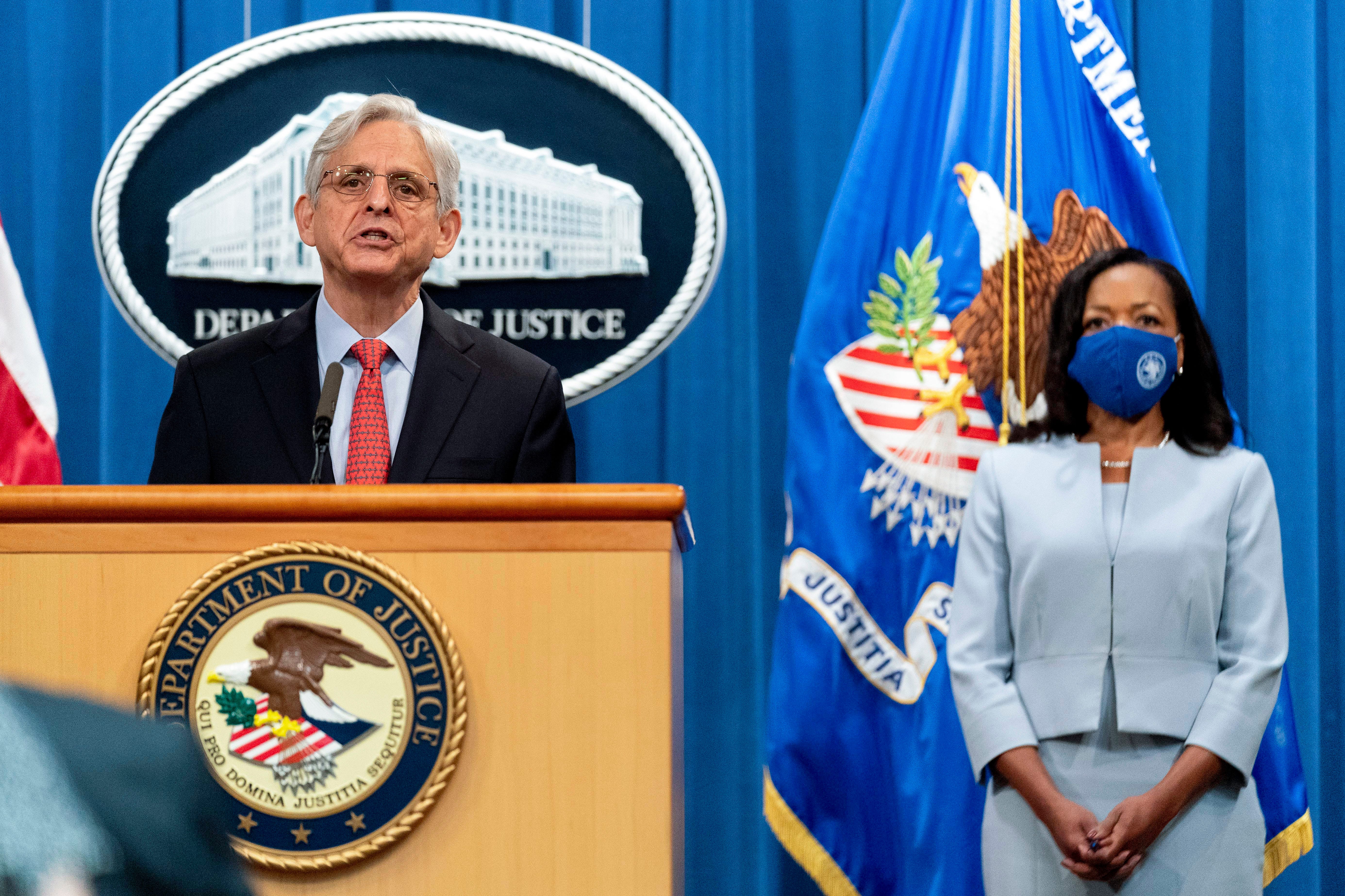 Attorney General Merrick Garland announce that the Department of Justice is opening an investigation into Phoenix and the Phoenix Police Department on Aug. 5, 2021.