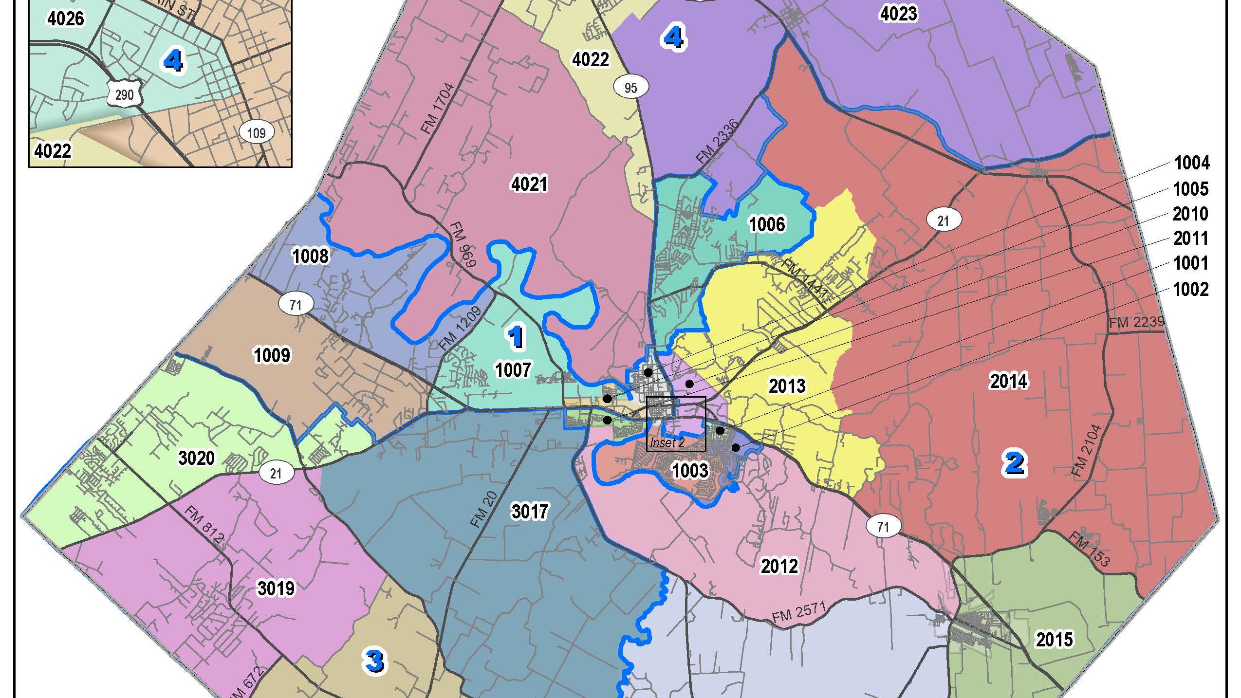 Redistricting Bastrop County draws new precinct, voting districts