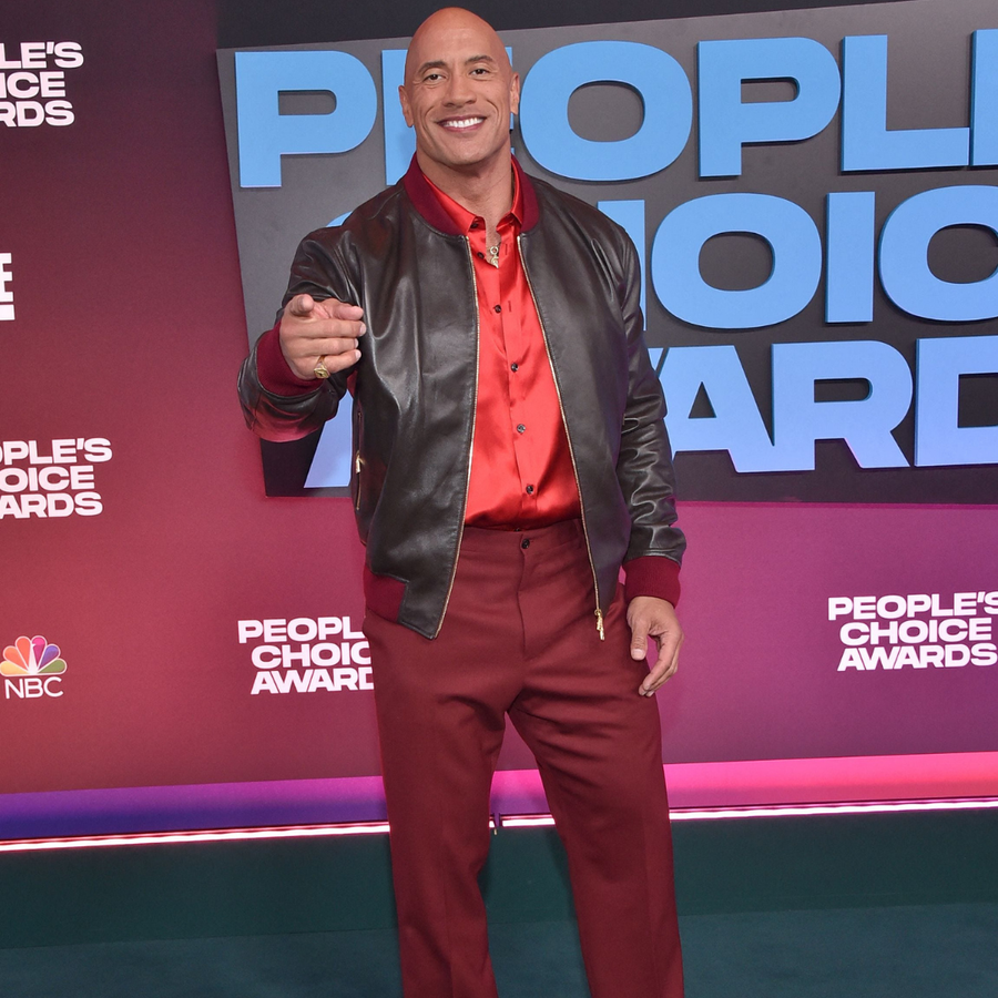 Dwayne "The Rock" Johnson at the 2021 People's Choice Awards in Santa Monica, California on Tuesday, Dec. 7, 2021