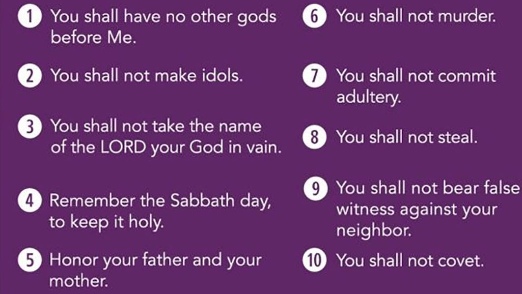 10 Commandments Consequences