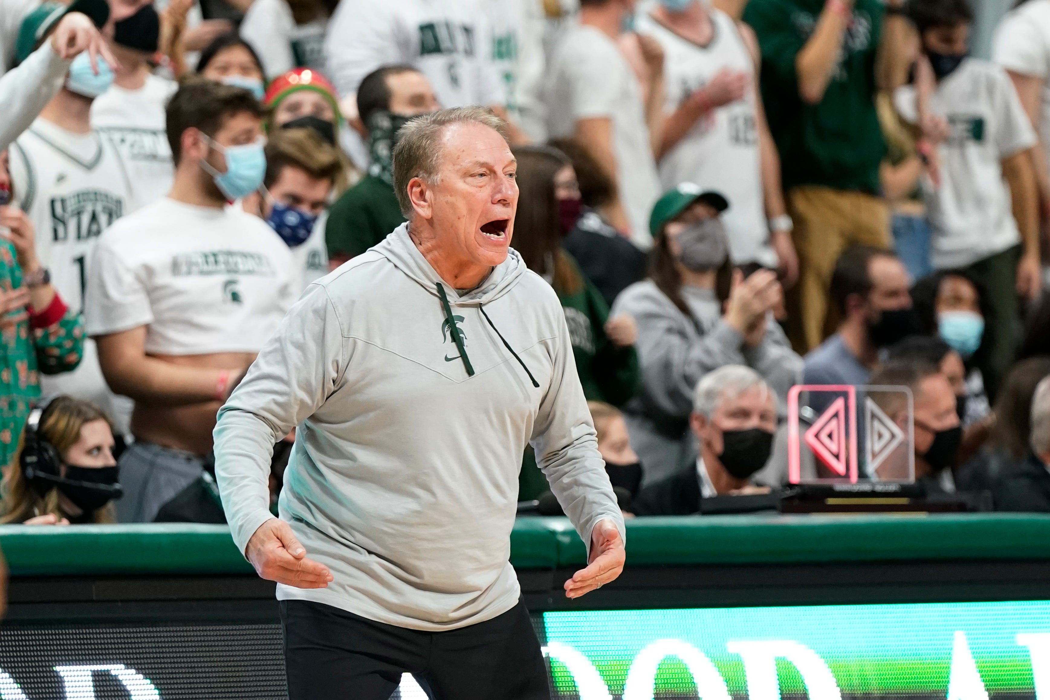 Michigan State Spartans Coach Tom Izzo Goes To Bat For State's Health ...