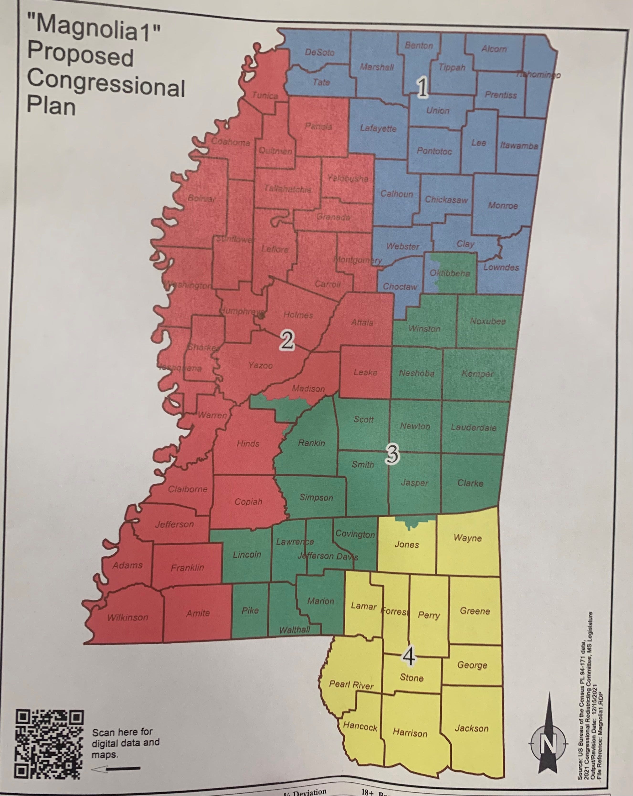 Mississippi Lawmakers Finalize Congressional Redistricting Proposal   F43b1235 Dd7f 4ecf B121 F6e962216804 Map 