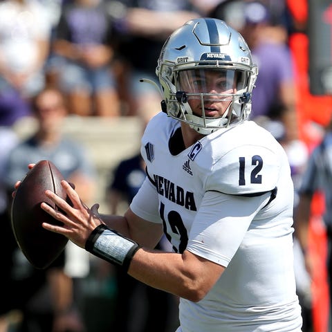 Nevada quarterback Carson Strong has declared for 