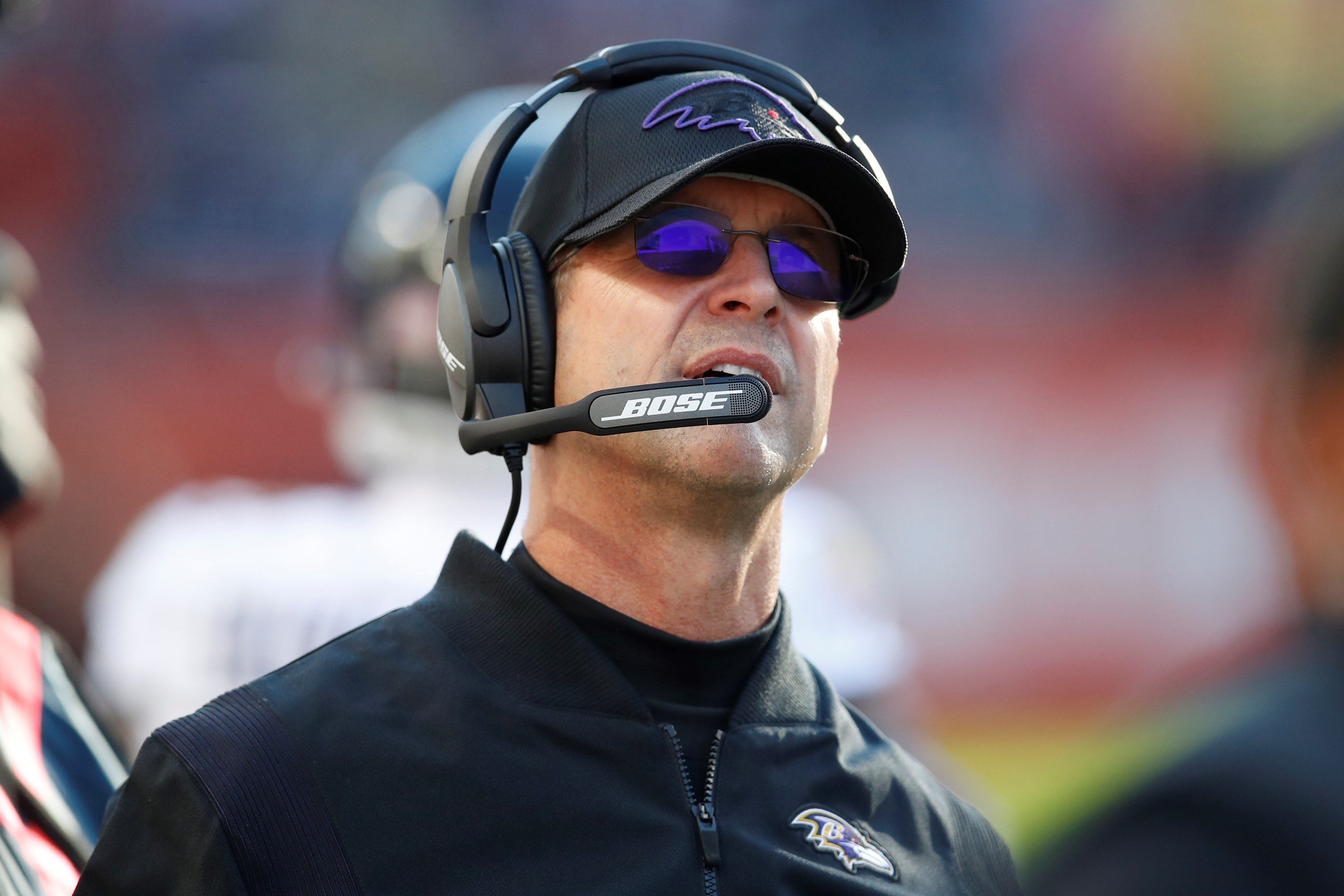 Don't expect Ravens coach John Harbaugh to stop rolling the dice