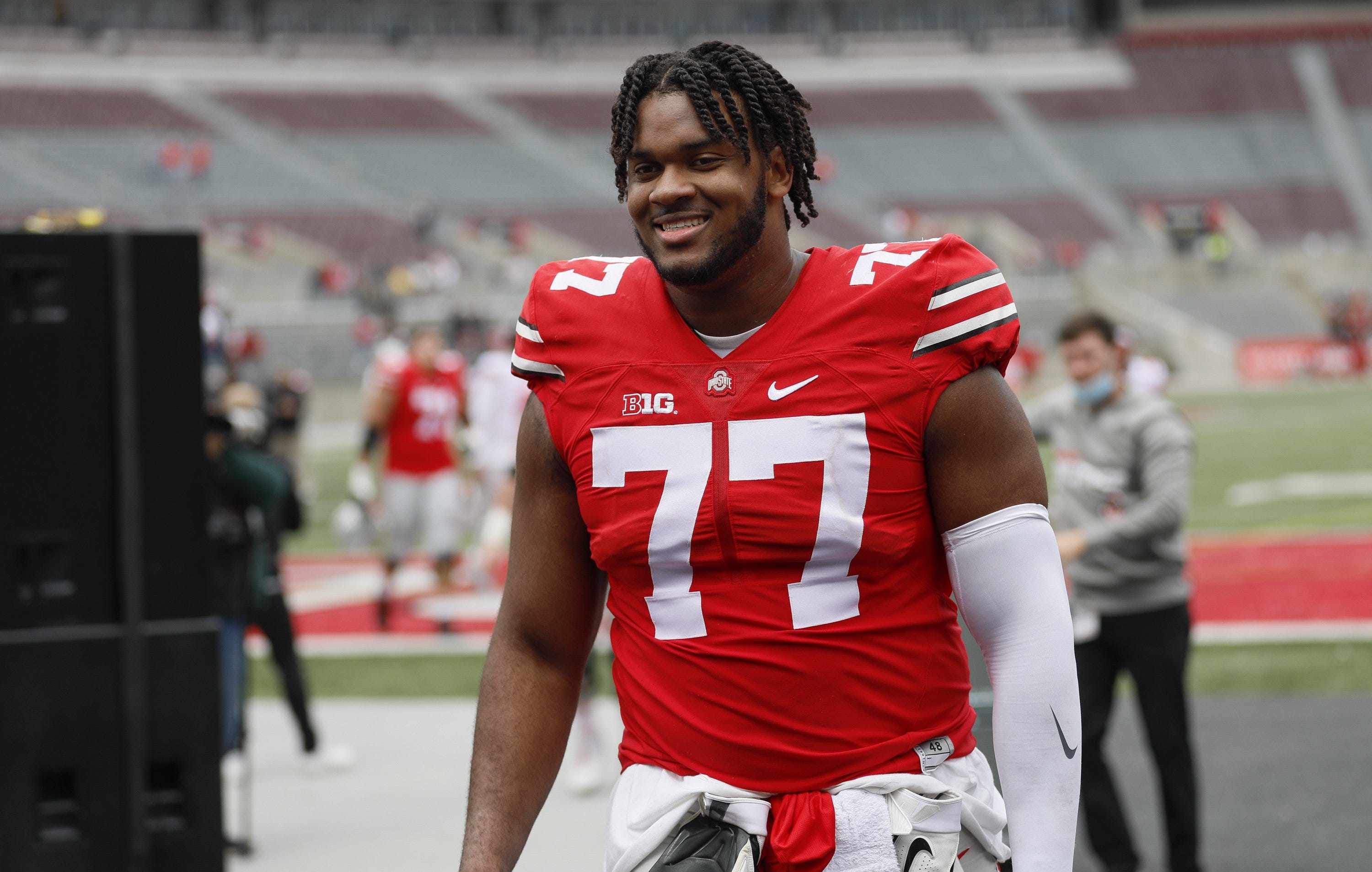 Ohio State football's Paris Johnson makes mark on and off the field