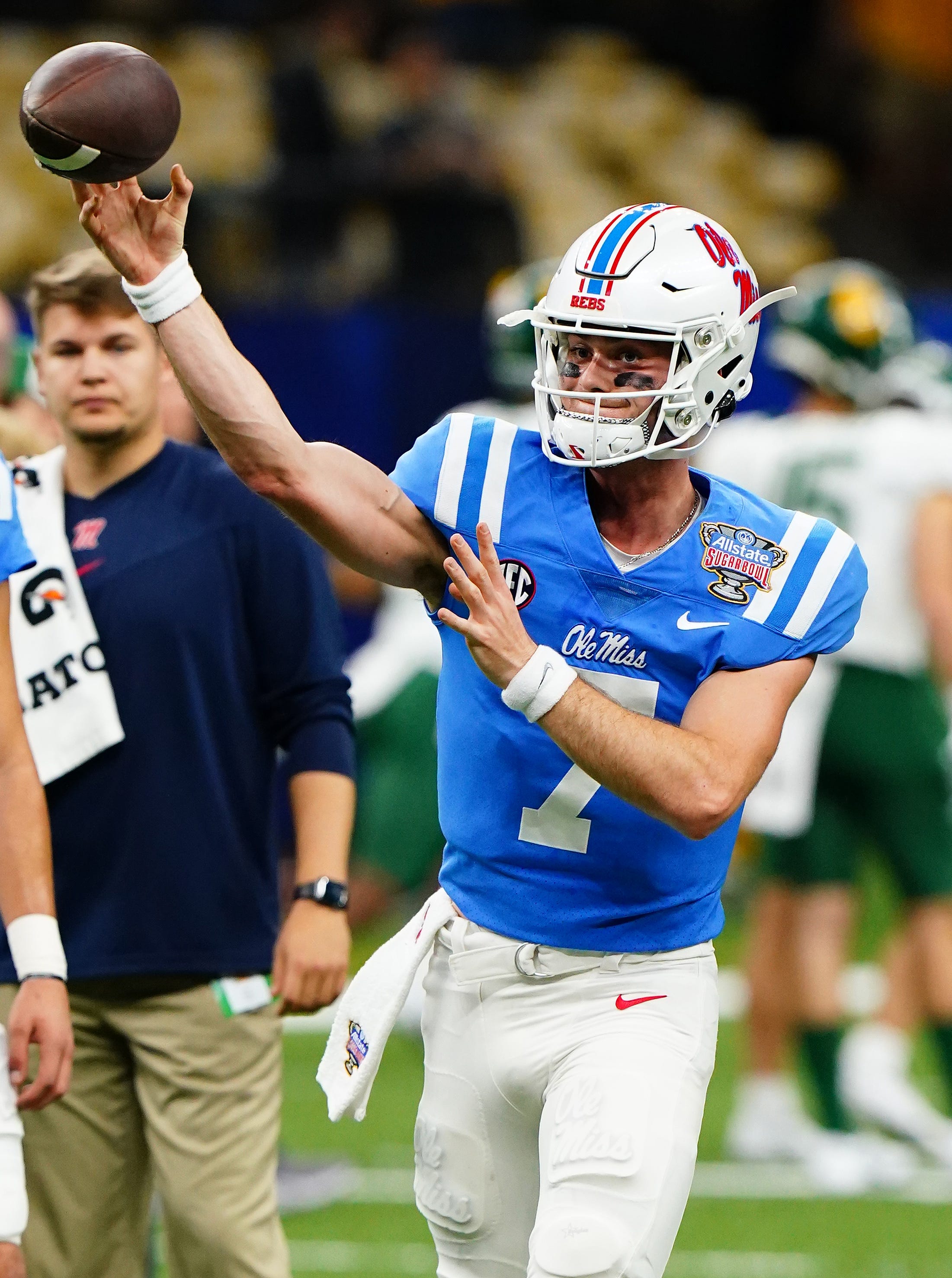 Lane Kiffin: Ole Miss Will Still Have QB Battle After Adding Jaxson Dart