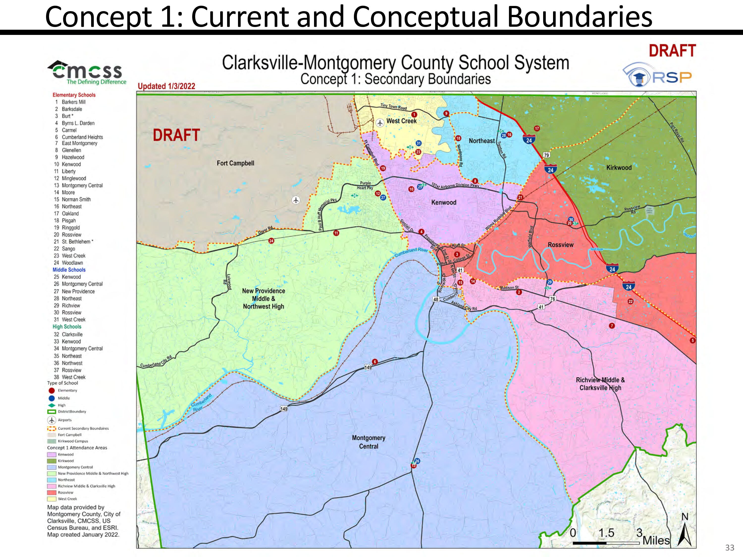 Montgomery County Tn Zoning Map Clarksville-Montgomery County School System's New 2022 Rezoning Plans