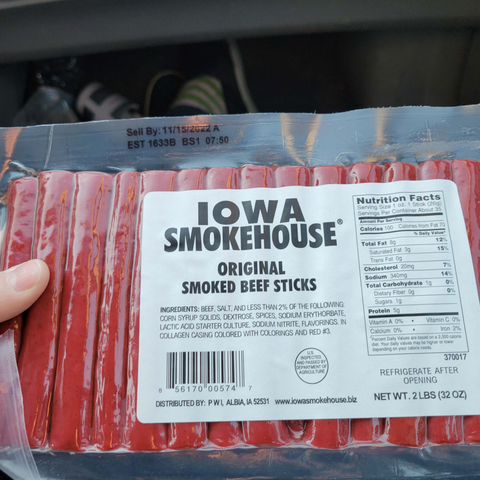 These beef sticks were recalled for missing an all