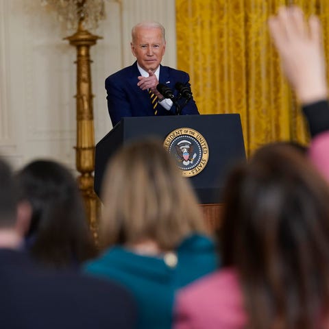 President Joe Biden suggests he's prepared to brea