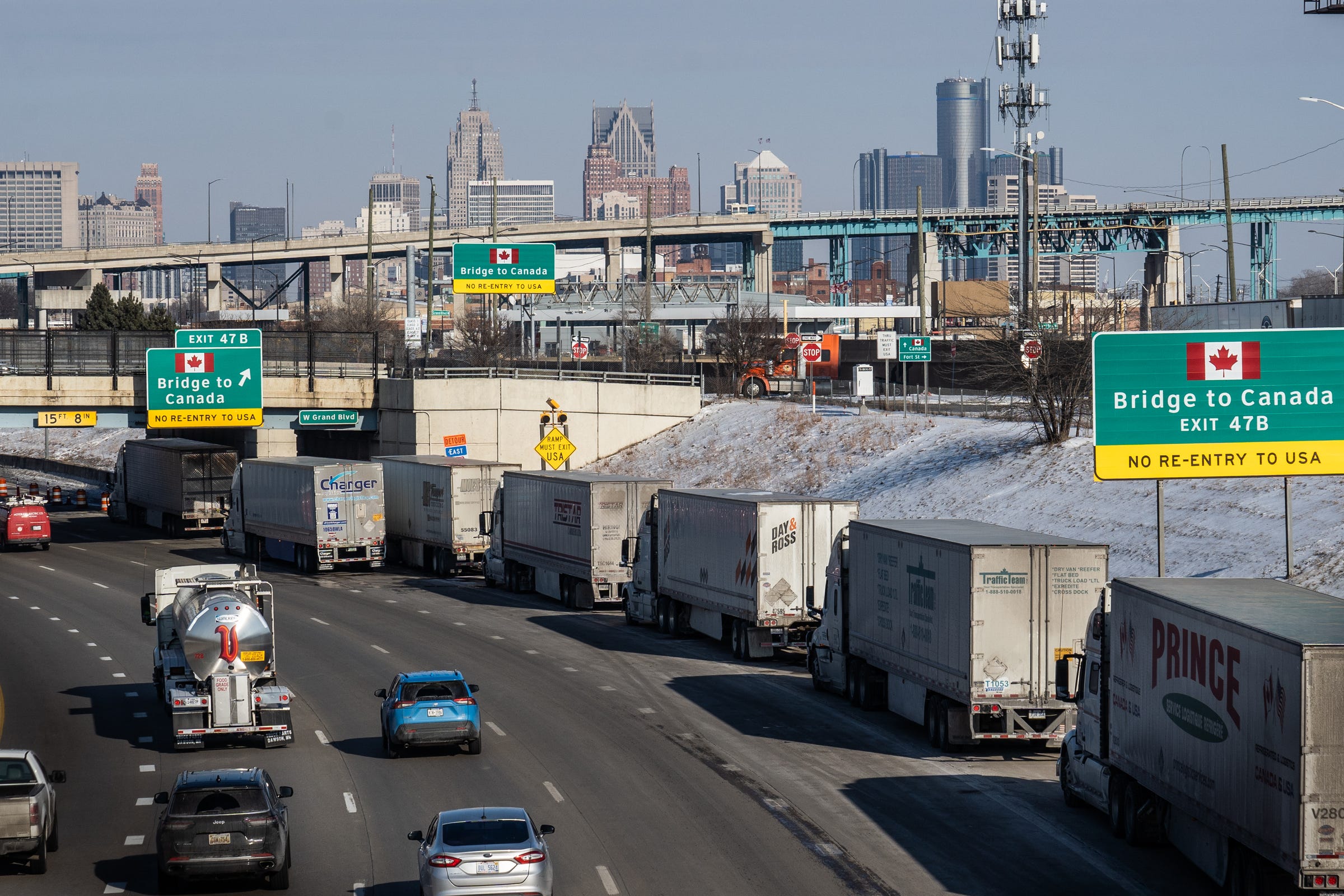 Trucker protests on USCanada border couldn't come at