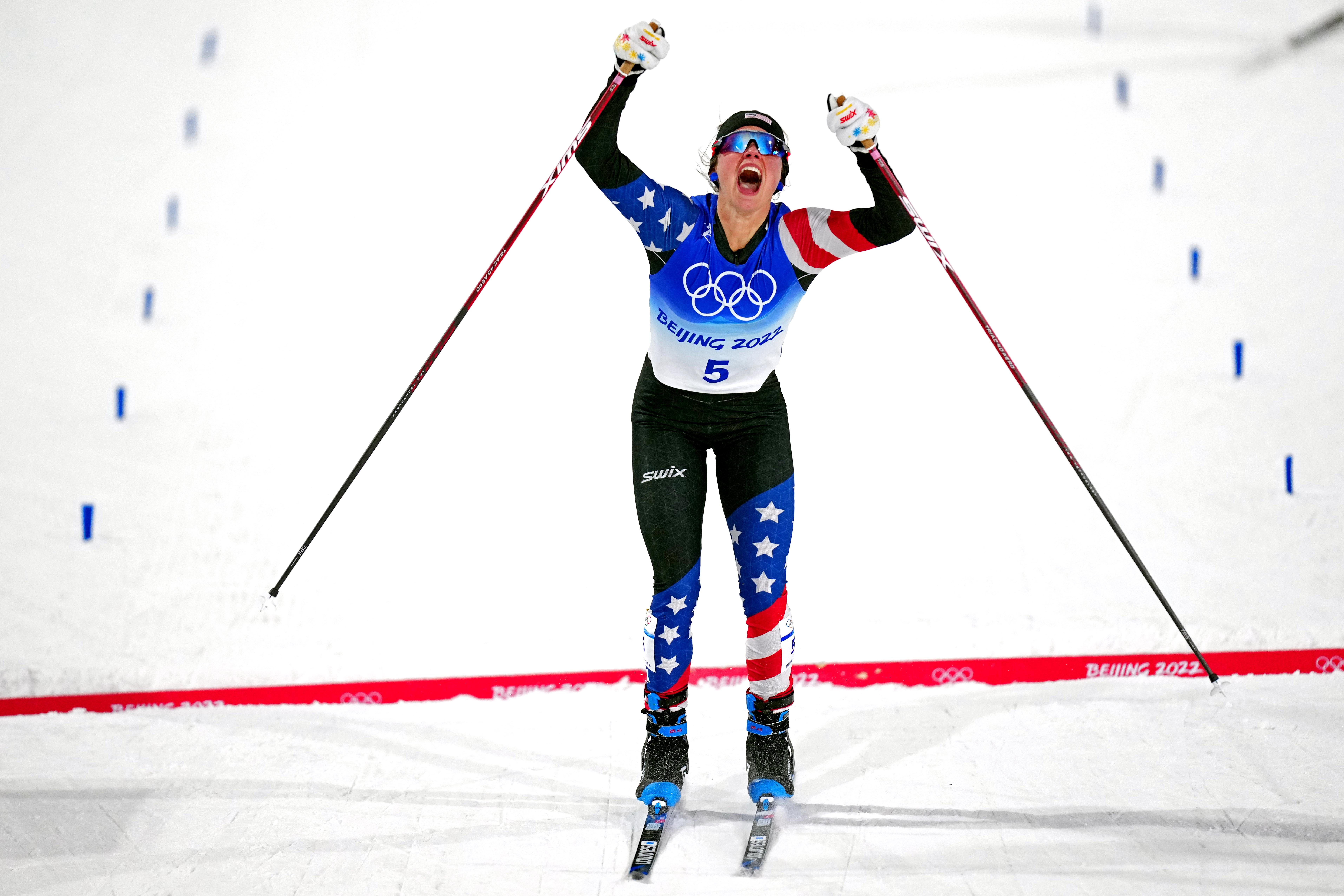 American Jessie Diggins Wins Bronze Medal In Womens Sprint At Winter Olympics The Valley