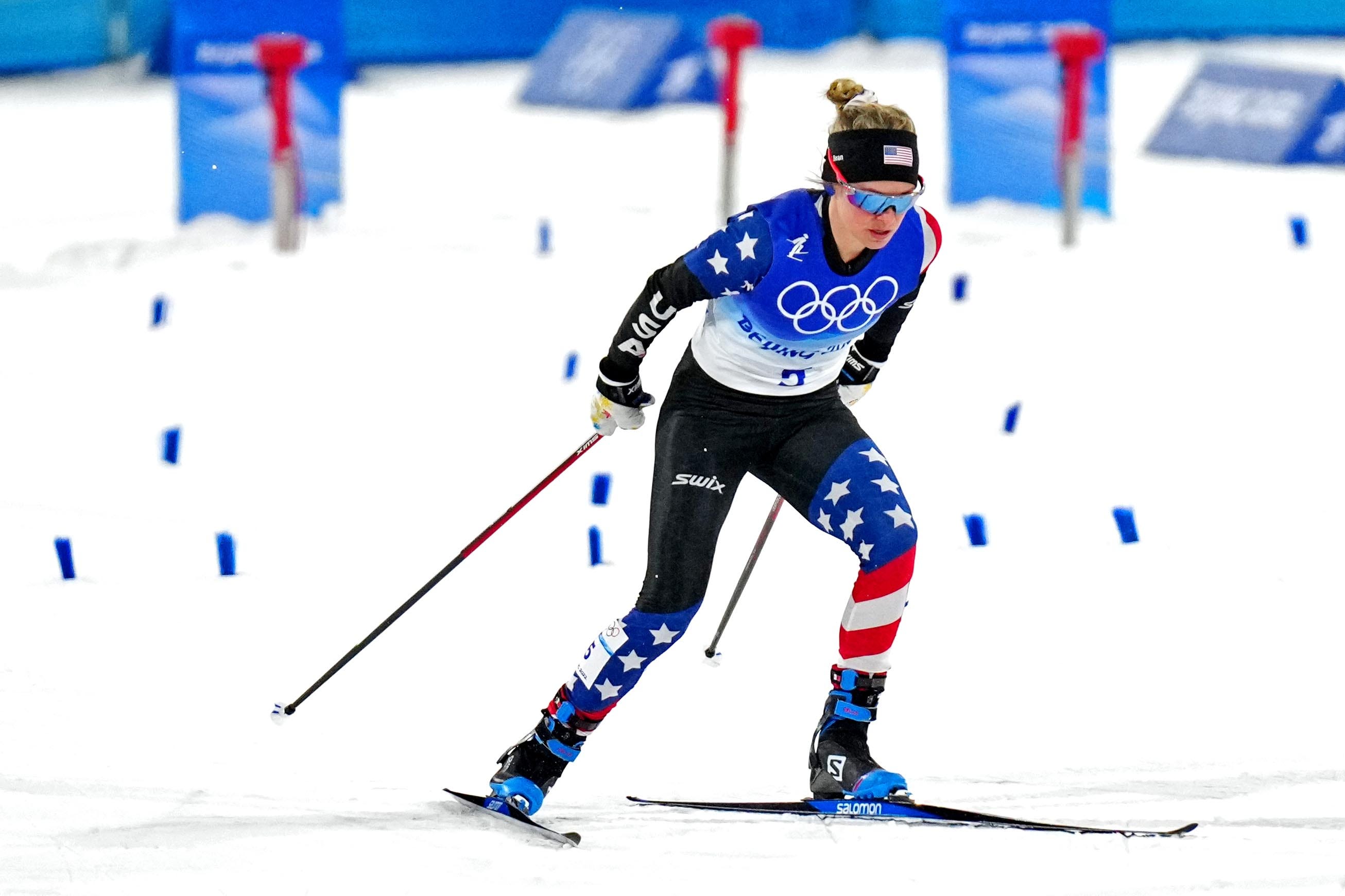 American skier Jessie Diggins wins Olympic bronze in women's sprint