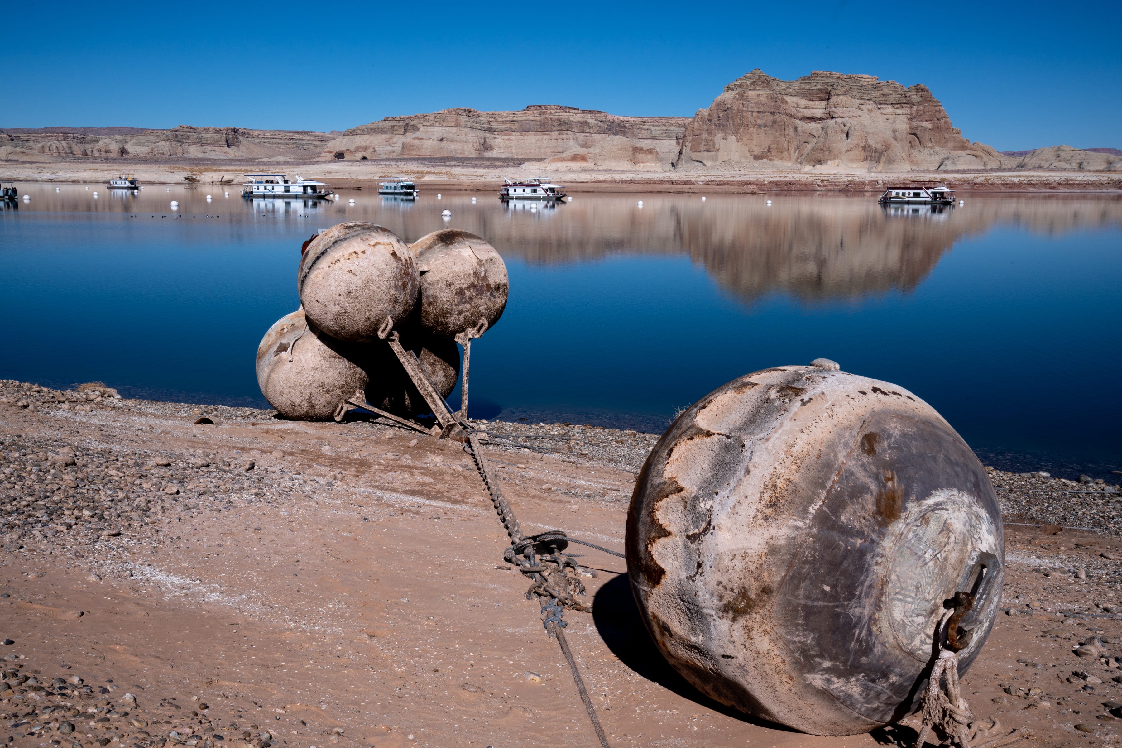 Long drought on the Colorado River shows in shrinking Lake Powell