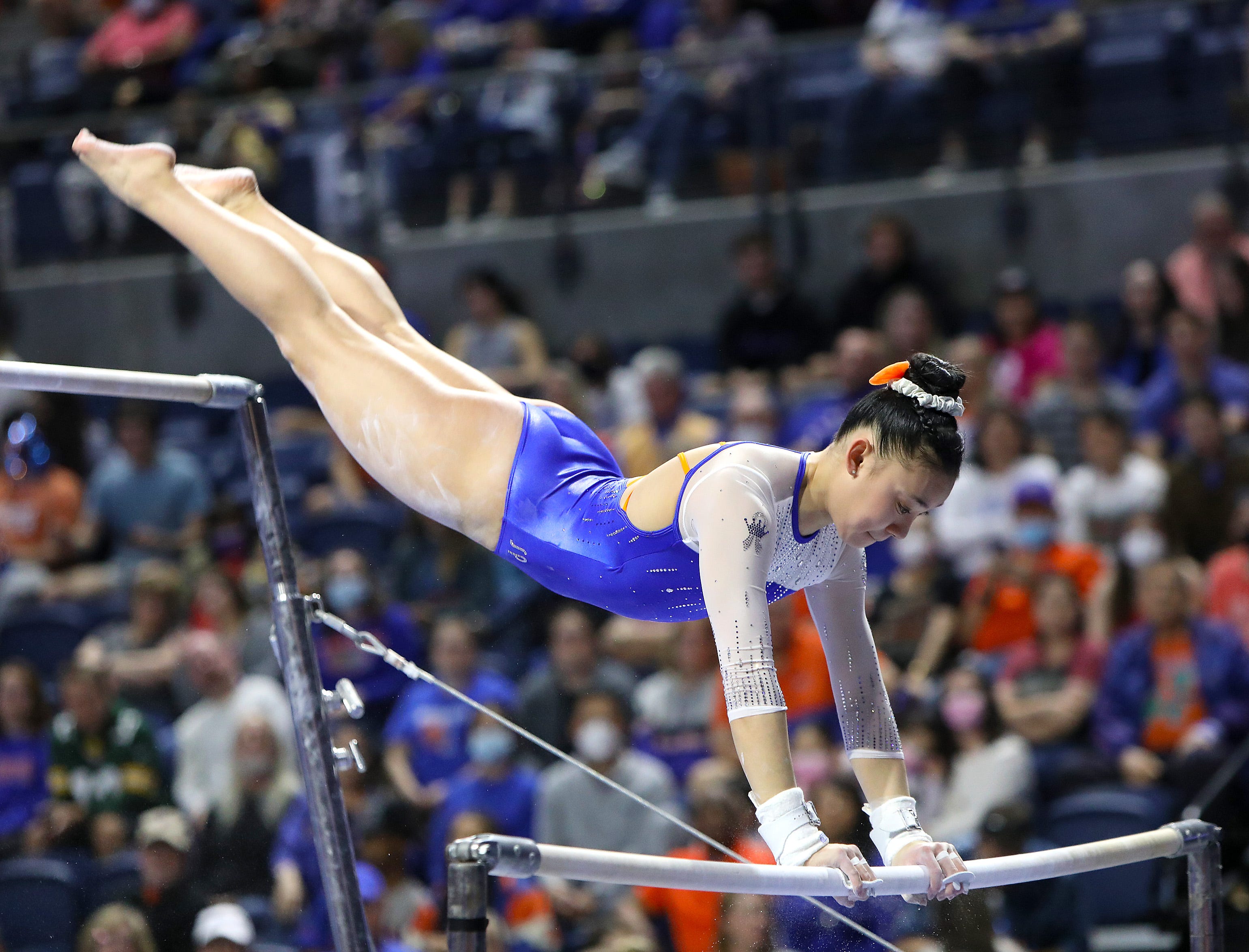 Florida gymnastics team tops Kentucky to win share of conference title