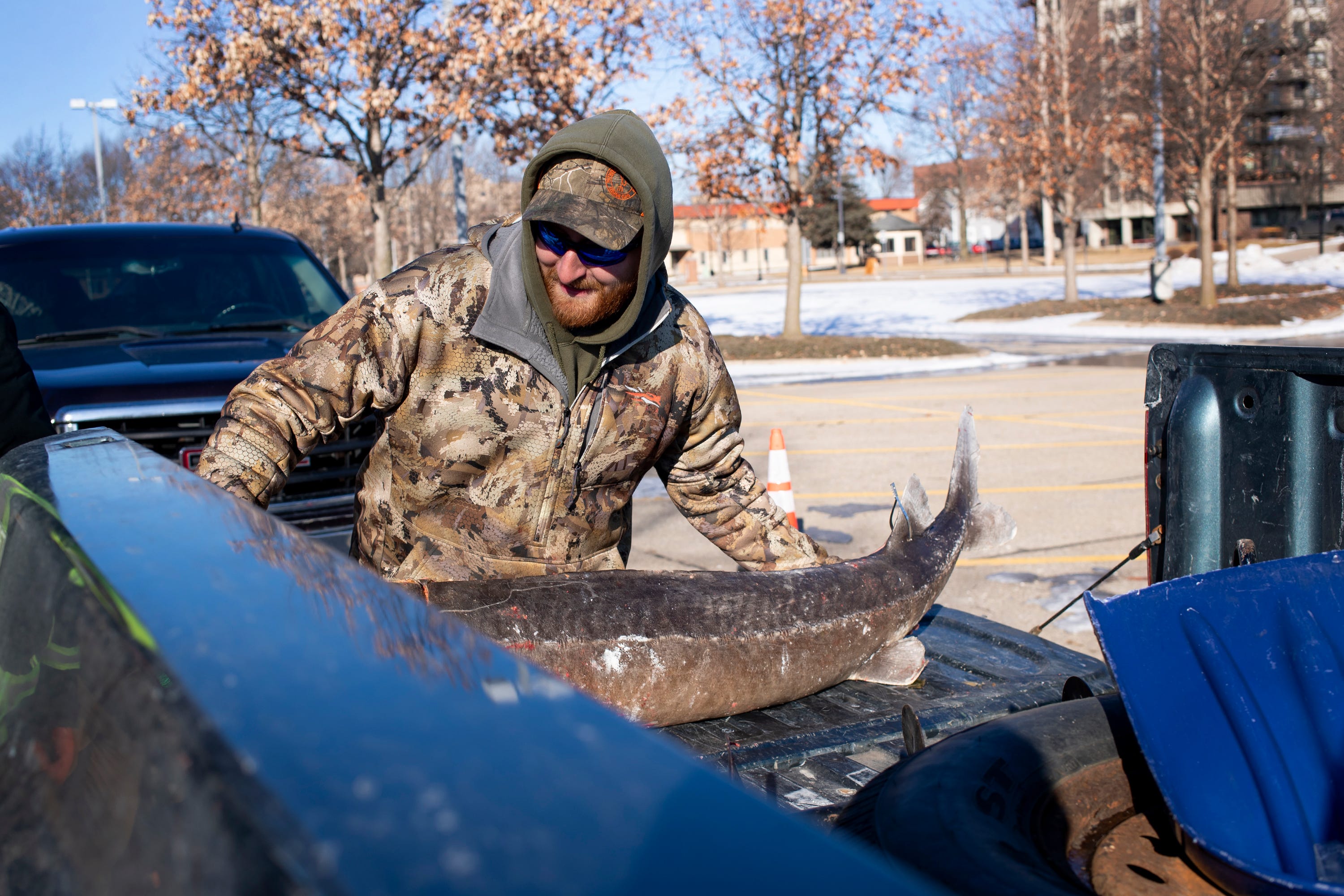 2022 Sturgeon Spearing Season Photos On Lake Winnebago, Upriver Lakes