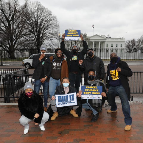 From left to right, Hip Hop Caucus Organizing Dire