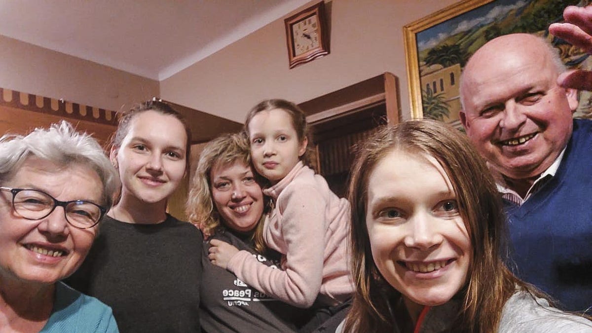 Natalia Szulczewska's parents gladly opened their home in Poland to a family fleeing Ukraine.