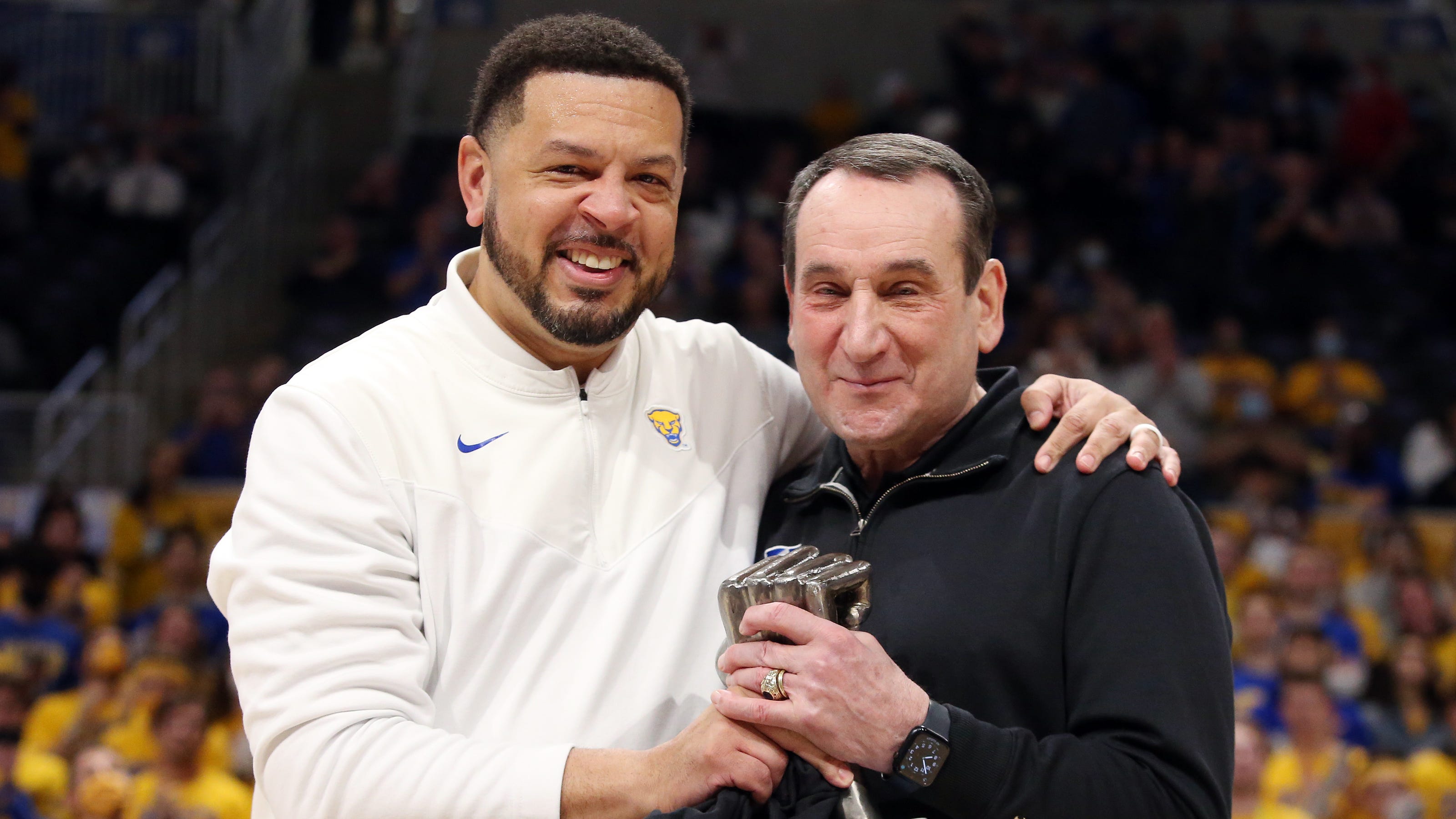 Jeff Capel's parting gift to Duke's Mike Krzyzewski a symbolic gesture