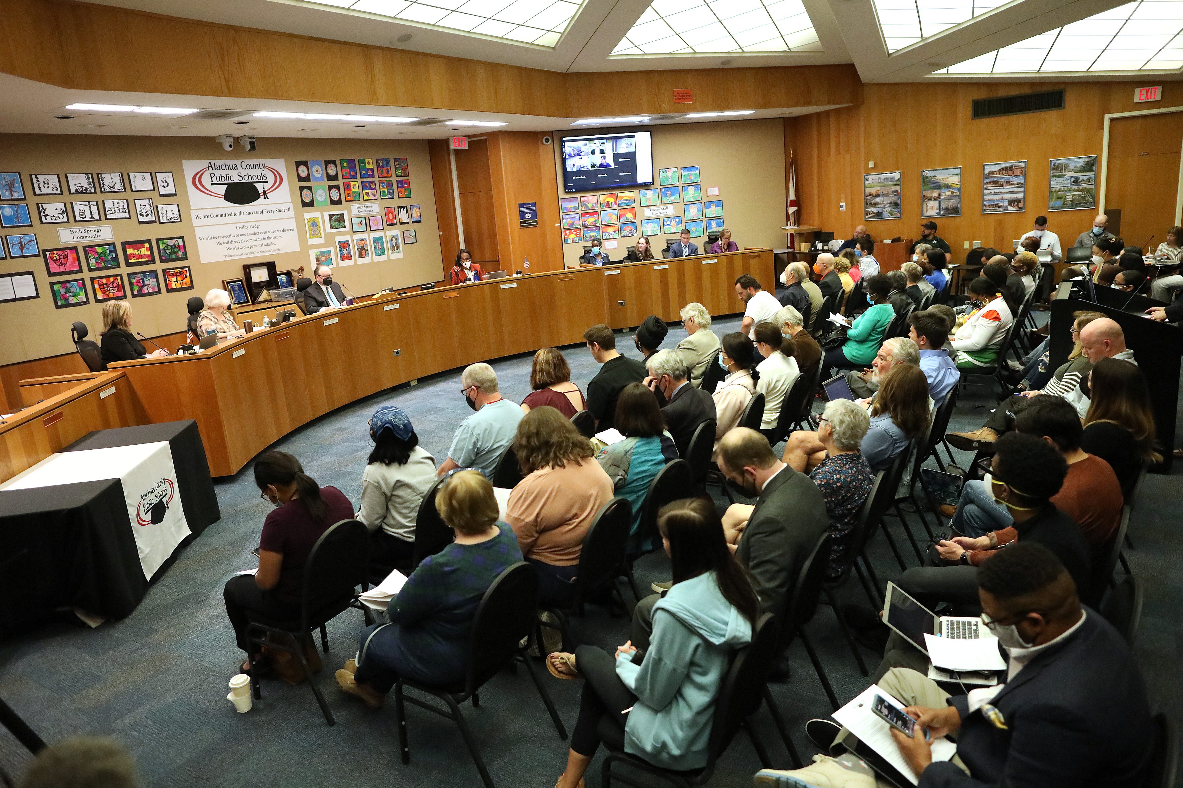 Alachua School Board Approves 4 Of 11 Submitted Math Books After   C9abe2bc 0fd1 4992 9844 8e2cff16ad22 FLGAI 03012022 SchoolBoardCarleeSimon 06 