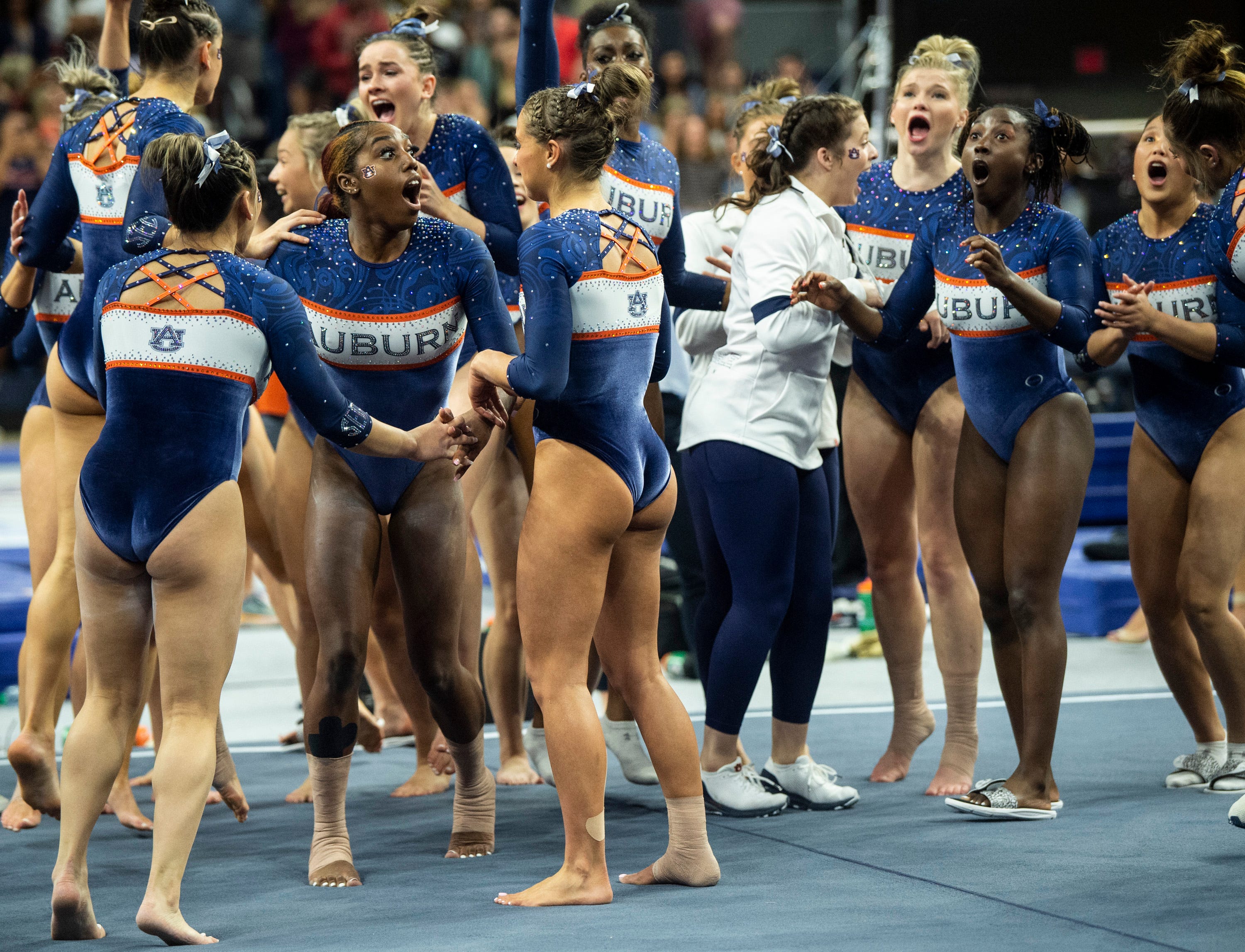 Derrian Gobourne Auburn gymnastics floor routine has HBCU inspiration