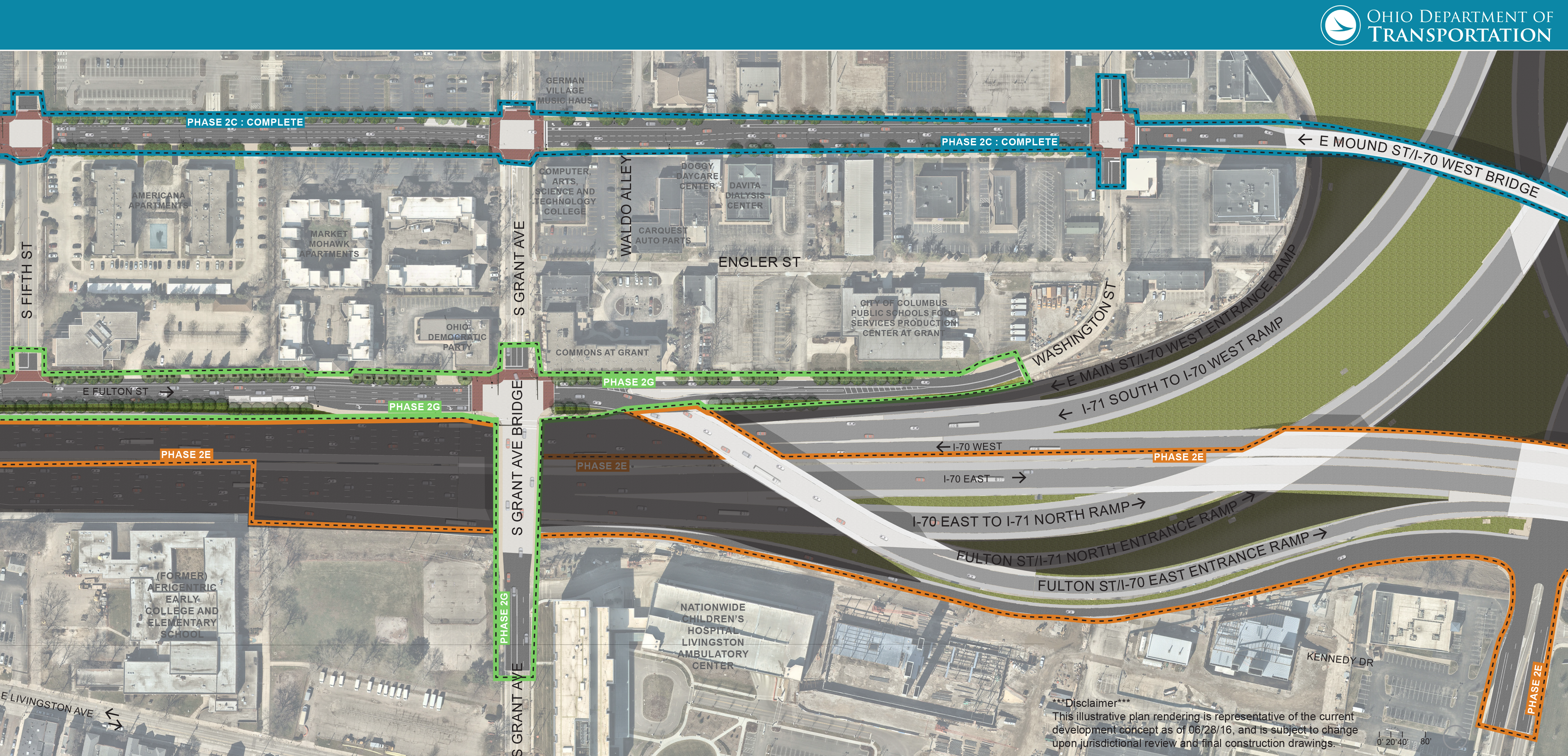 New Ramps, Exits Coming On I-70 And I-71 In Downtown Columbus